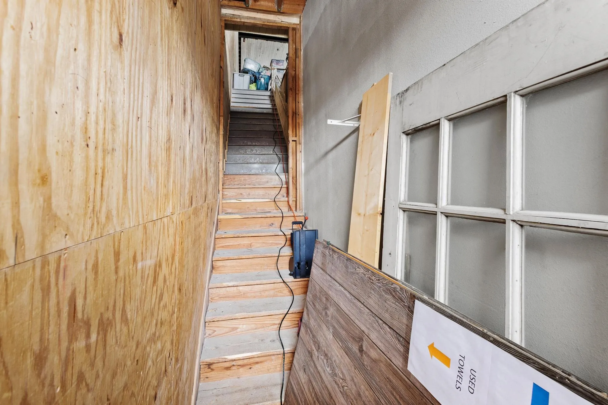 Back door entry stairs