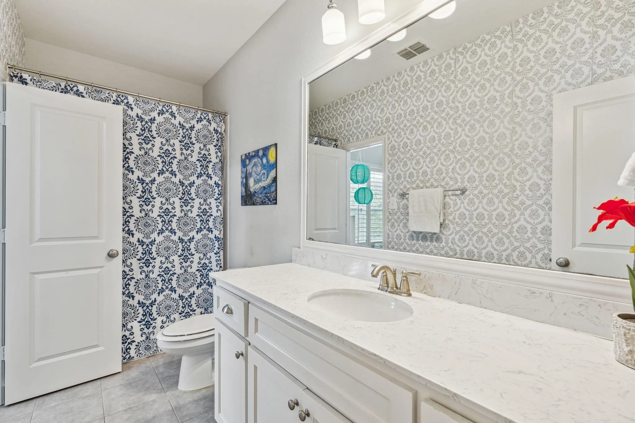 Bedroom 2 & 3 shared bathroom