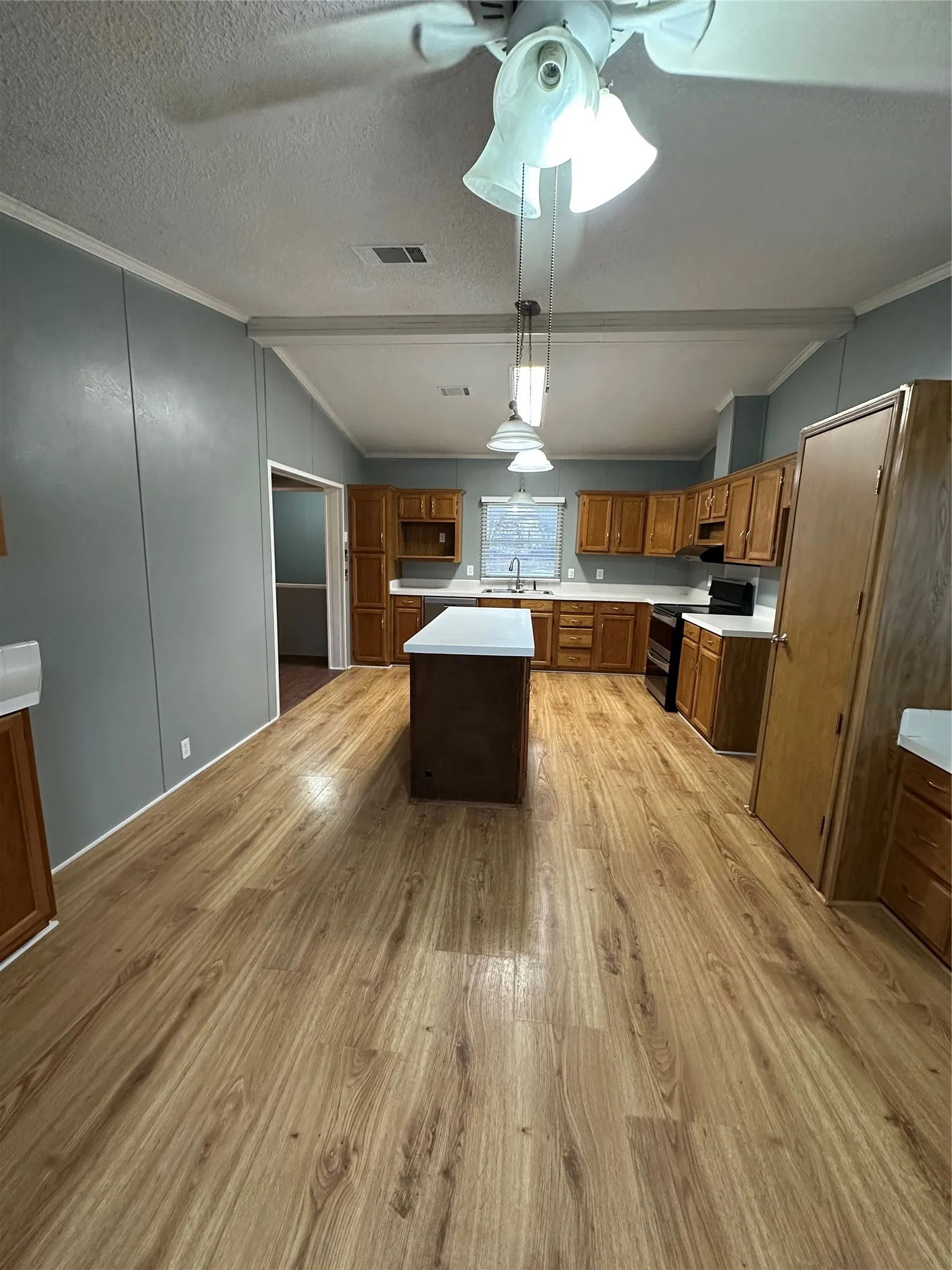 View from French Doors (outside to inside).
