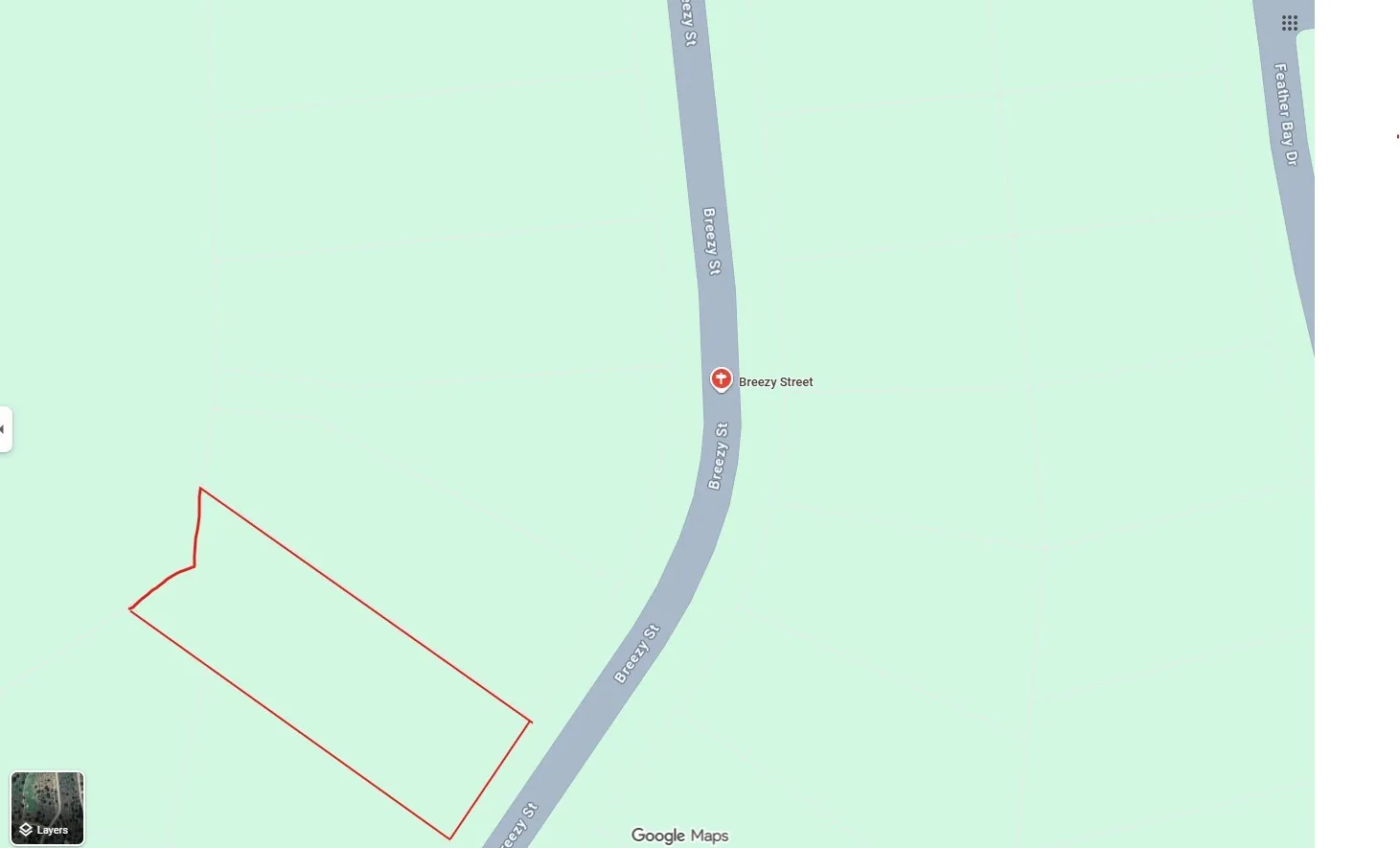 Map / location of property area