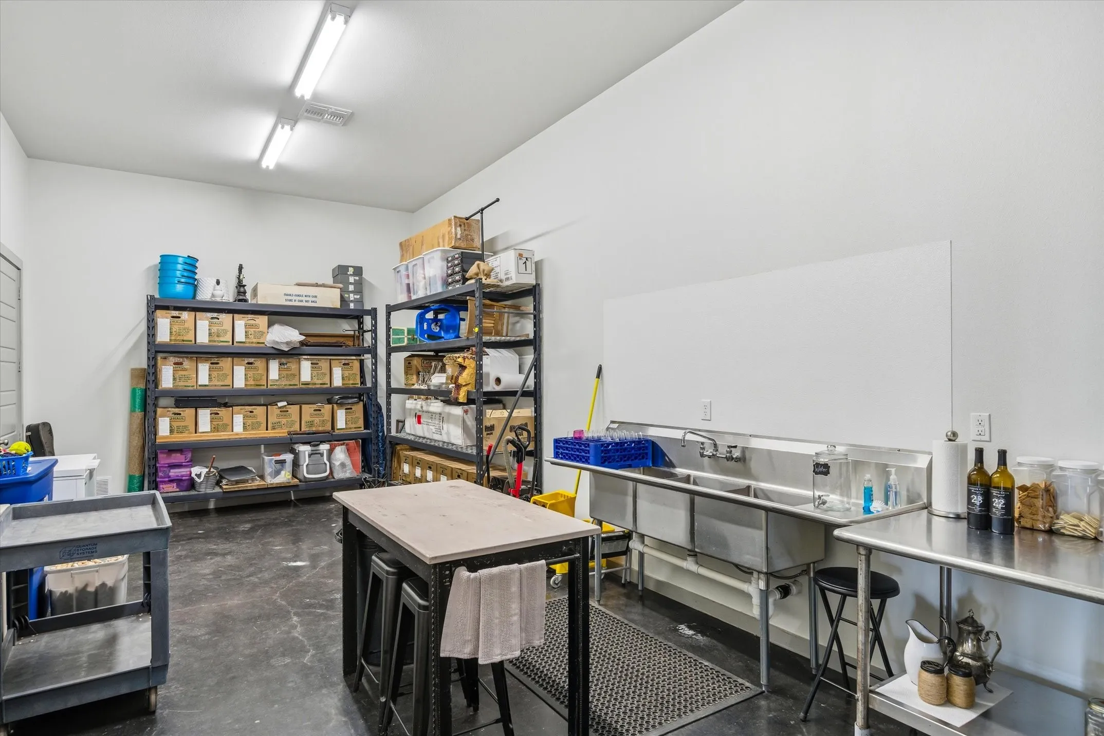 Kitchen-plumbing and electrical for fully operational kitchen