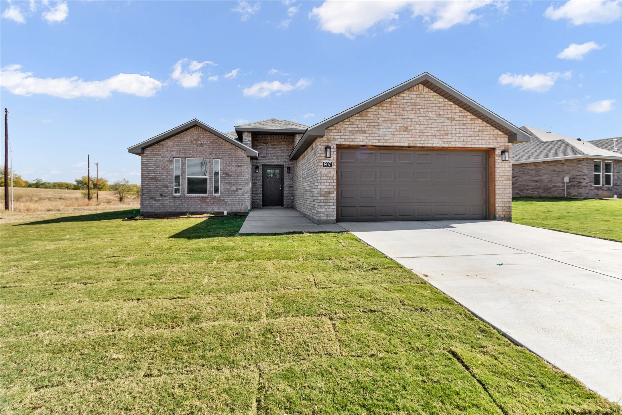 Single Family Residence For Sale in Coleman County , 807 Bella Blvd Street, Coleman, Texas 76834, 3 Bedroom, 2 Bathroom, 2 Garage spaces, 1,491 Sqft, built in 2025, New Construction - Complete, mls#21164522, Real Estate Agent in Coleman, Homes For Sale in Coleman county, Homes For Sale in Coleman, Realtor in Coleman Texas, Real Estate Brokerage Independent Realty Texas, Luminita Cordes Realtor