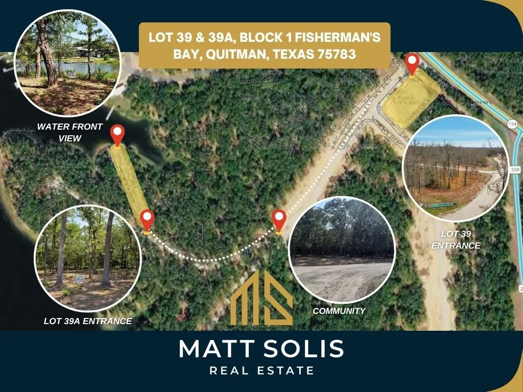 Unimproved Land For Sale in Wood County , Lot 39 & 39A, Block 1 Fisherman's Bay, Quitman, Texas 75783, 0, 0, Garage spaces, 0 Sqft, built in 0, mls#21154062, Real Estate Agent in Quitman, Homes For Sale in Wood county, Homes For Sale in Quitman, Realtor in Quitman Texas, Real Estate Brokerage Independent Realty Texas, Luminita Cordes Realtor