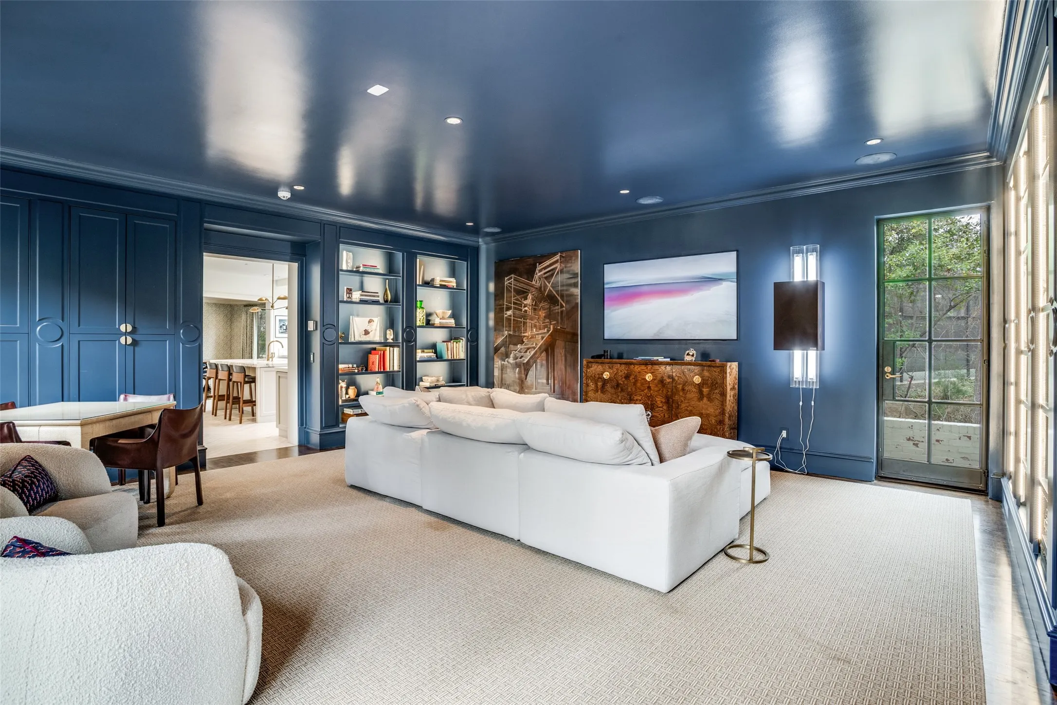 The huge Family Room can accommodate a crowd.