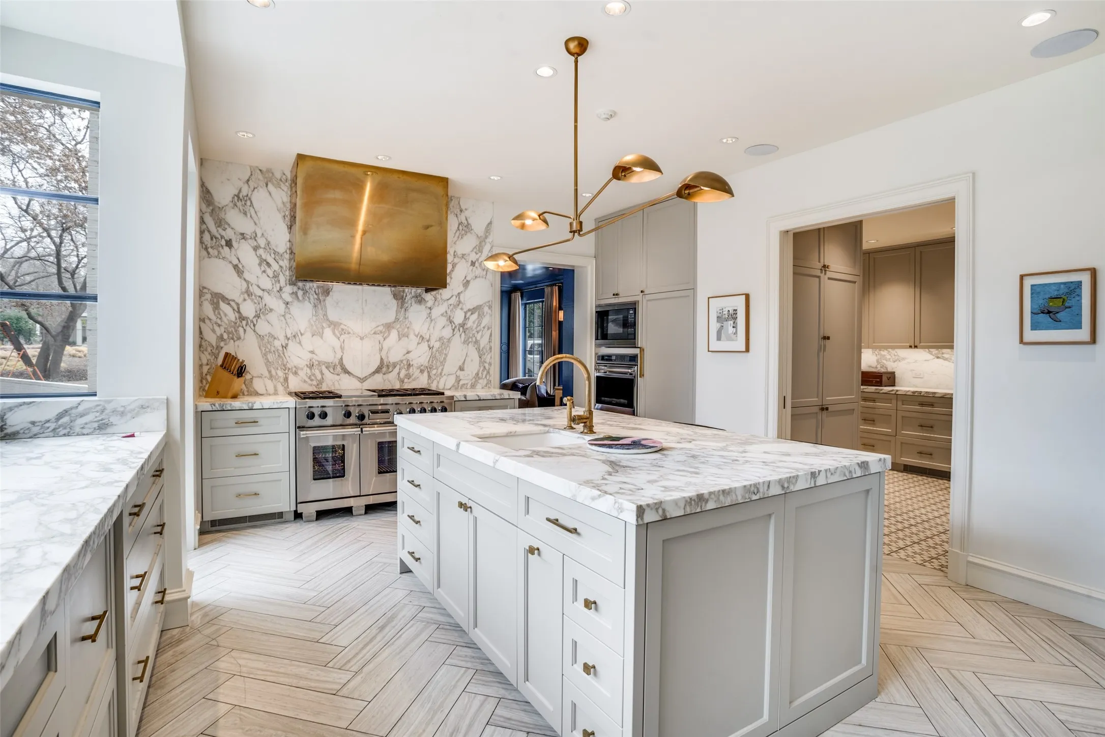 Three ovens plus a microwave