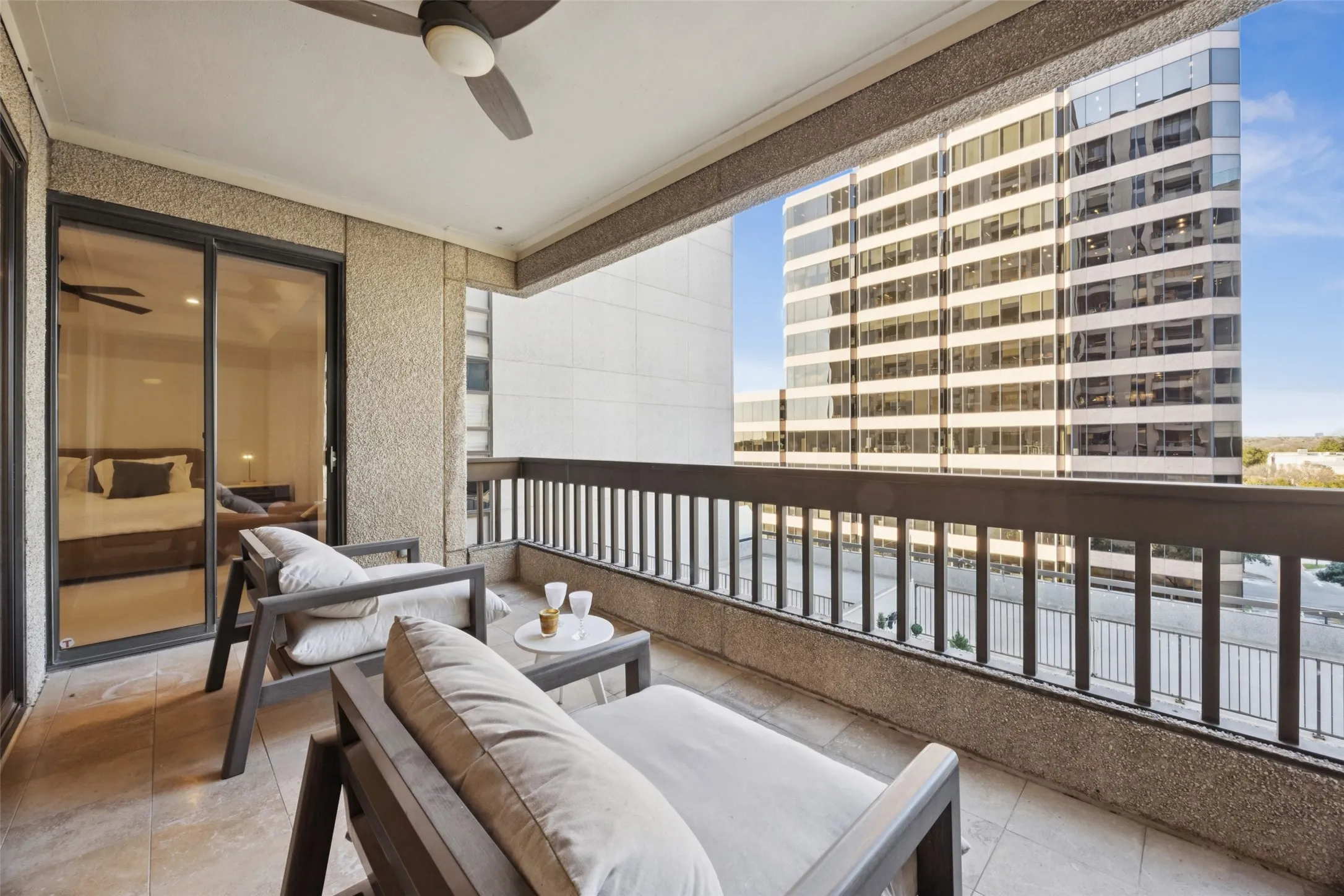 Balcony access from 2nd bedroom