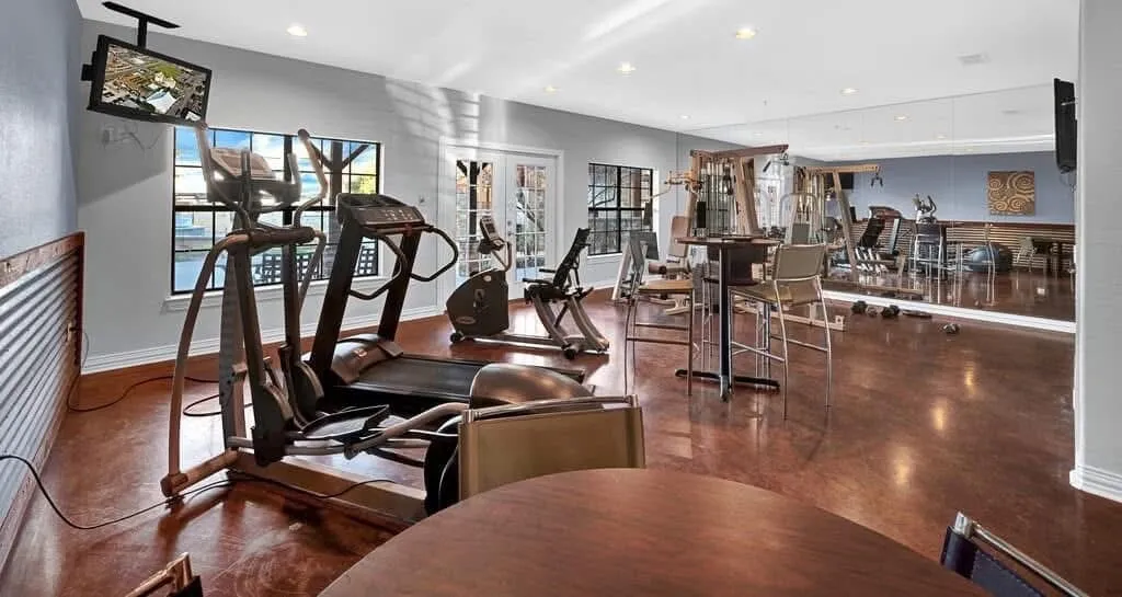 community amenities include fitness center