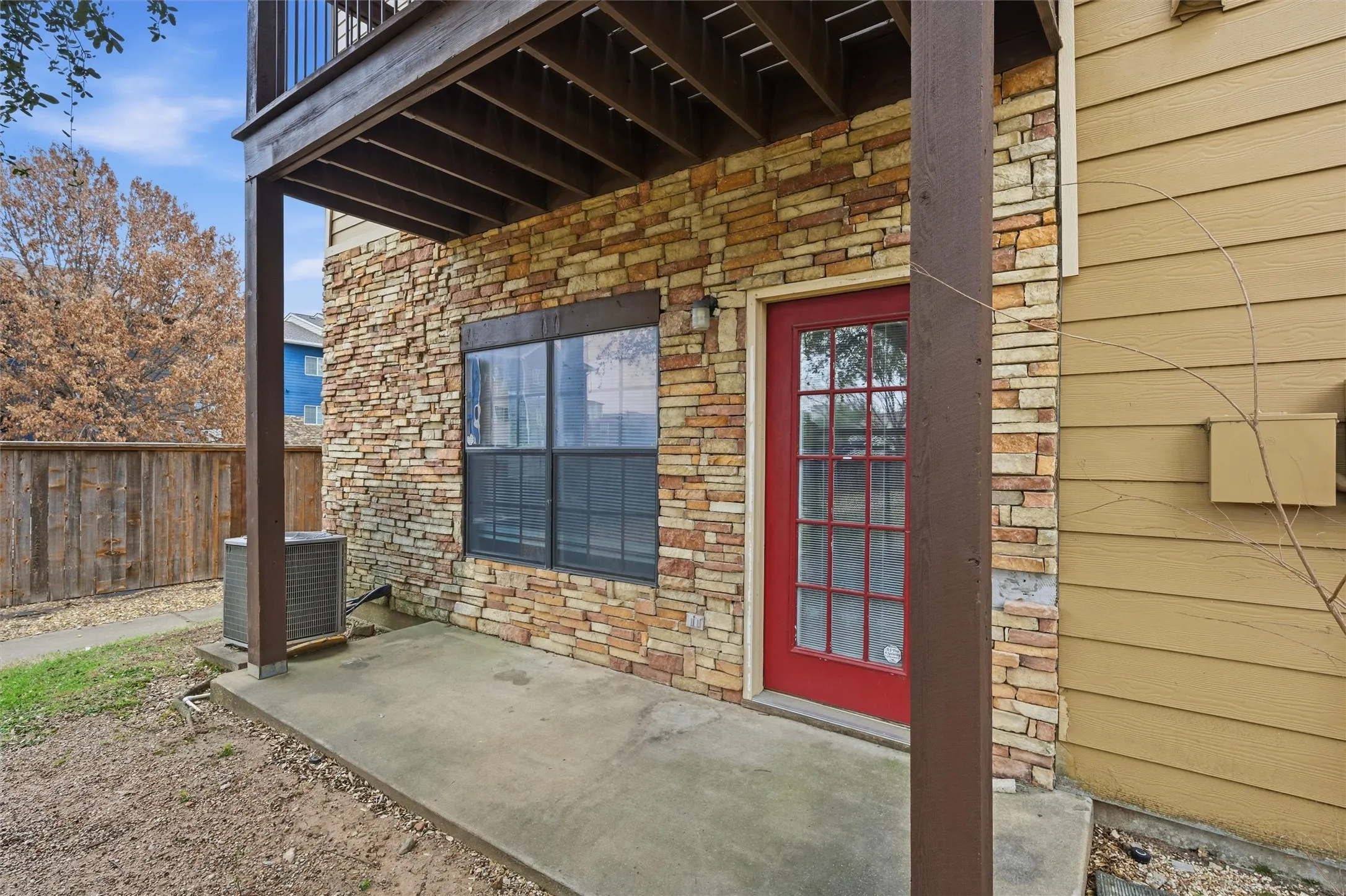 covered back porch