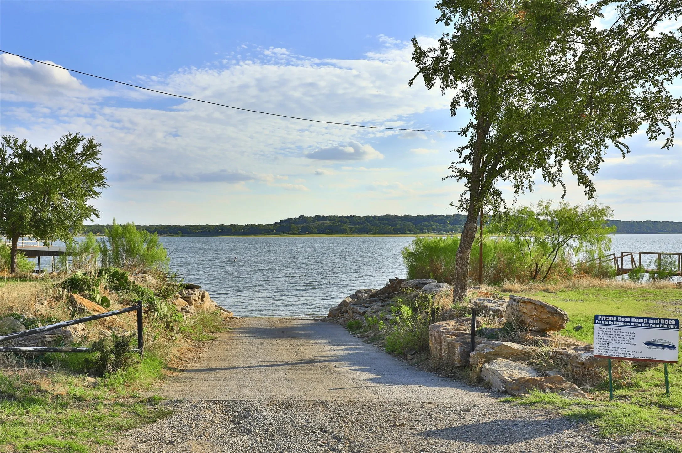 Community dock-boat ramp