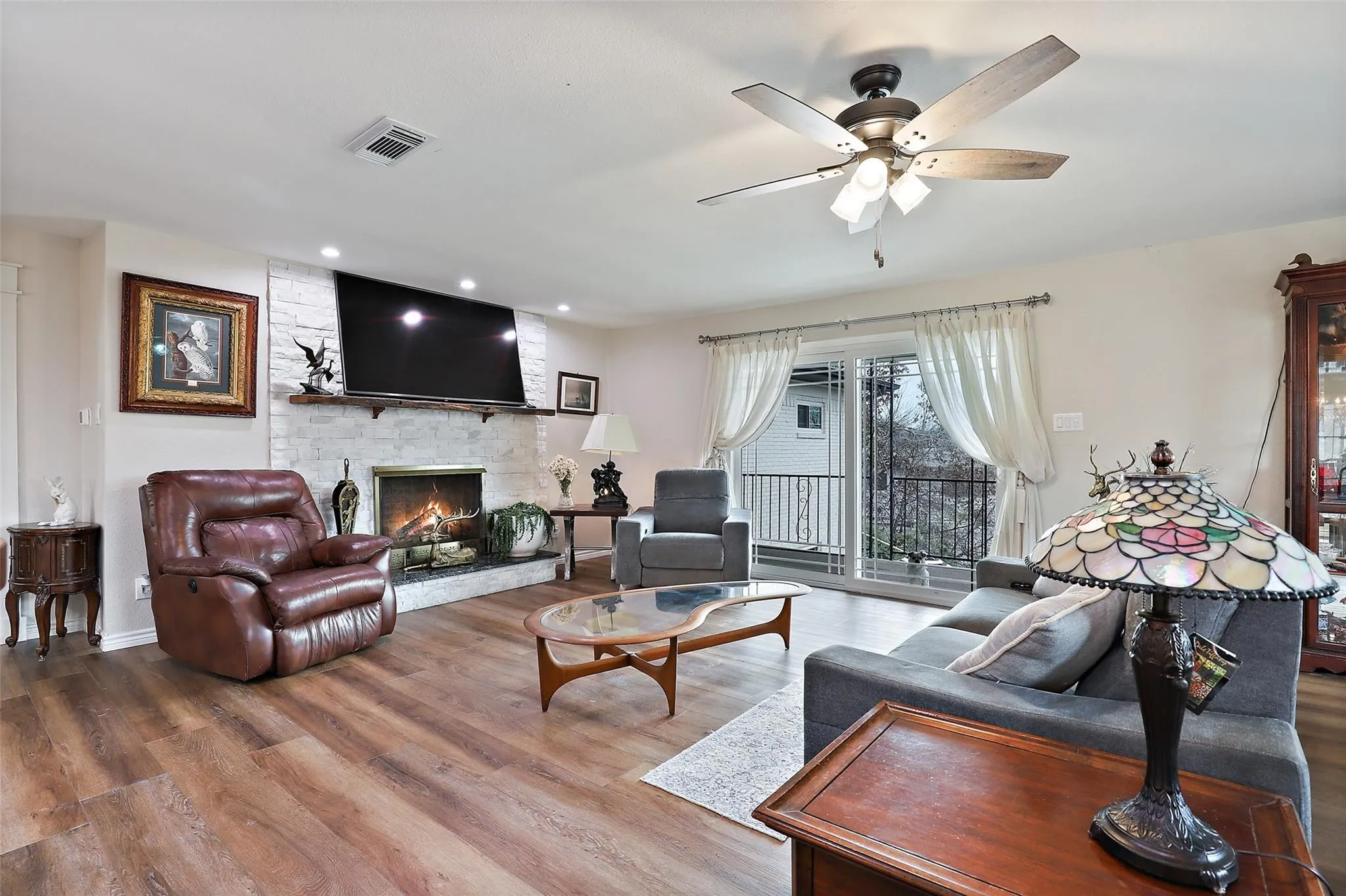 Such peaceful views from this open living area!