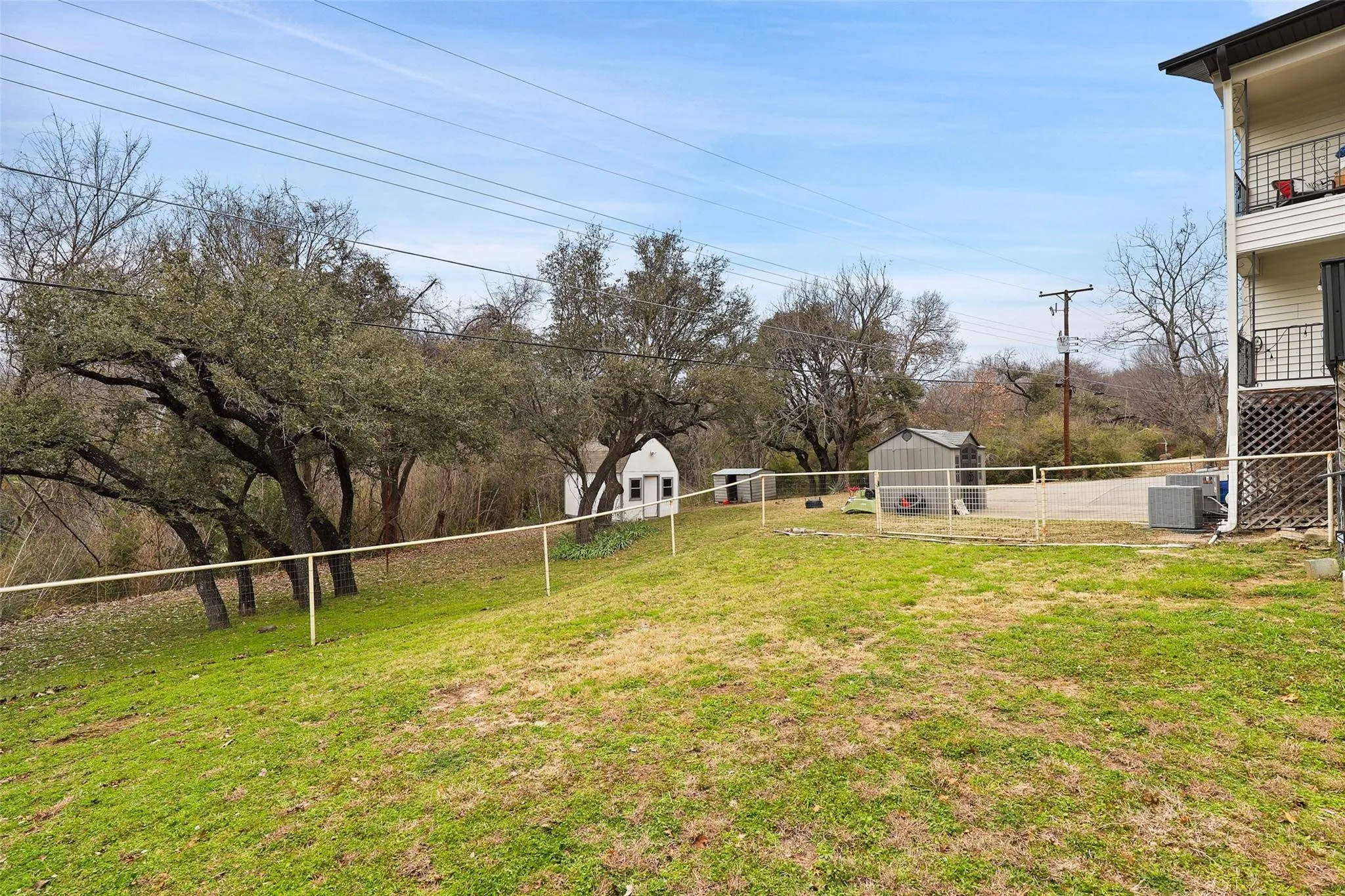 Large backyard with endless possibilities!