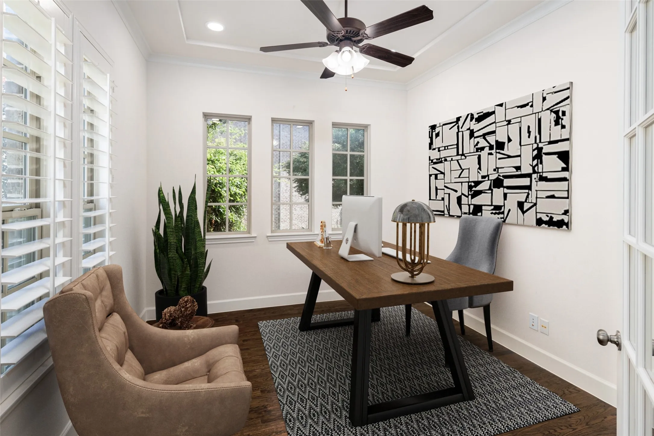 Office Virtually Staged