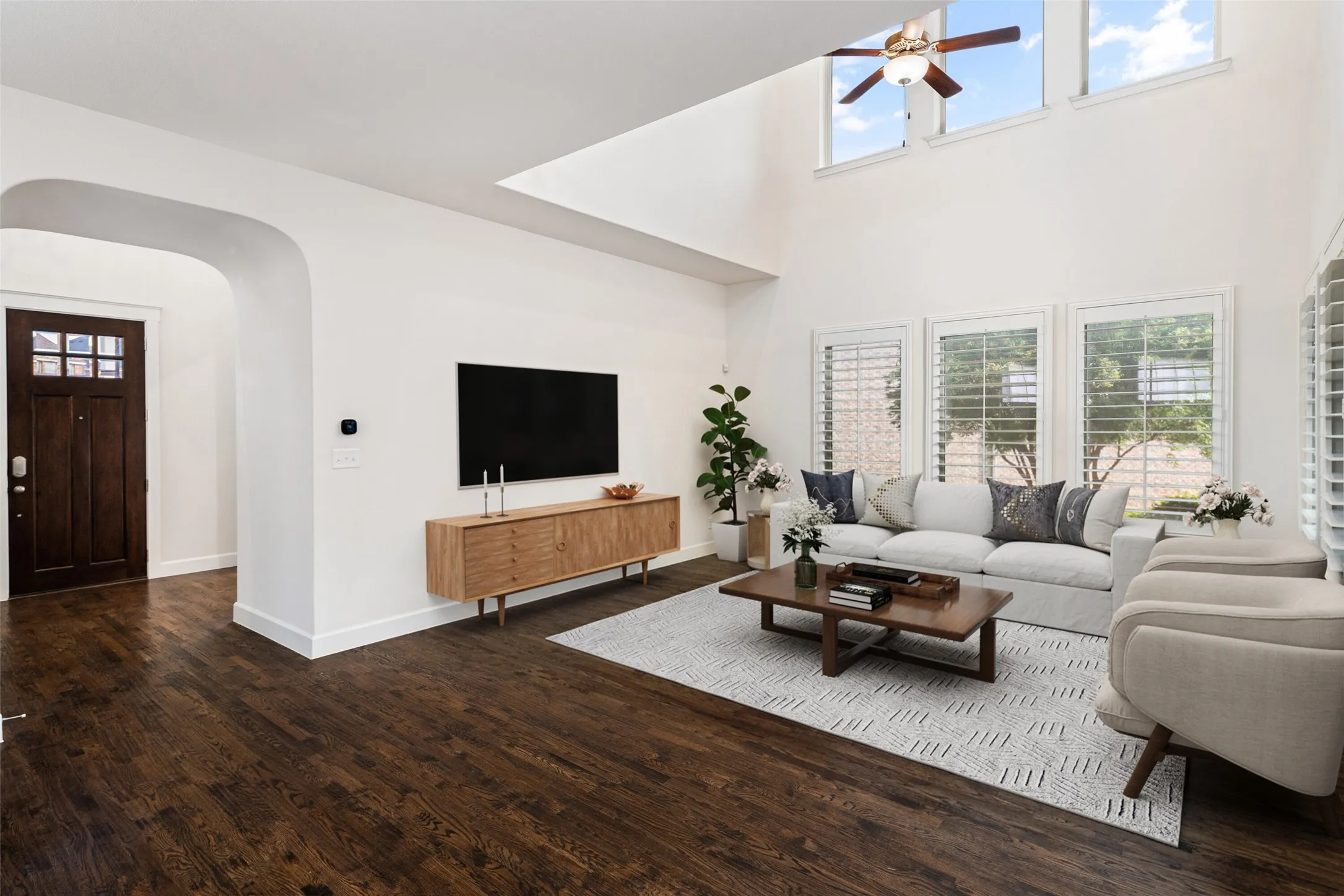 Living Room Virtually Staged