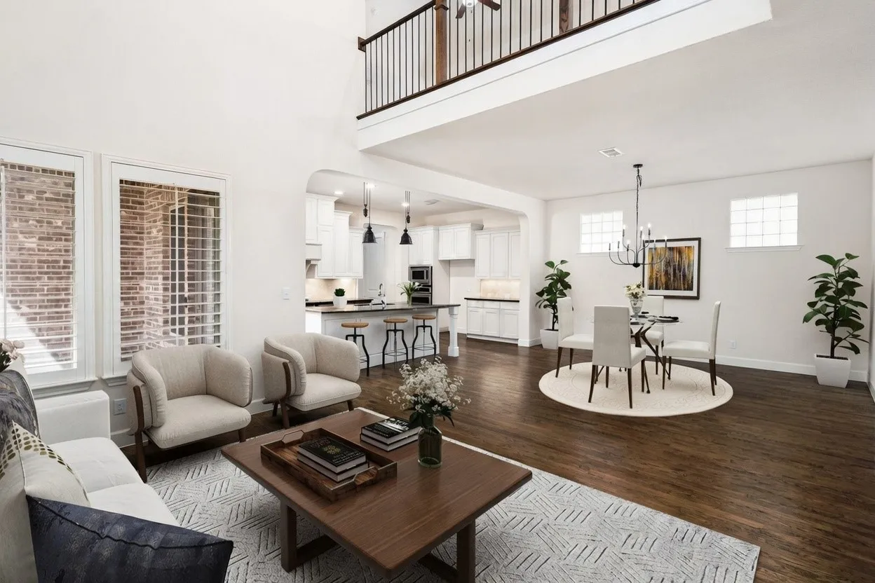 Living Room Virtually Staged