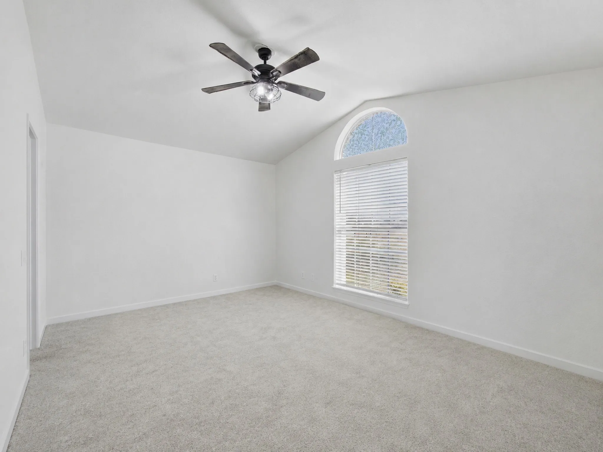 Virtually removed bedroom furniture