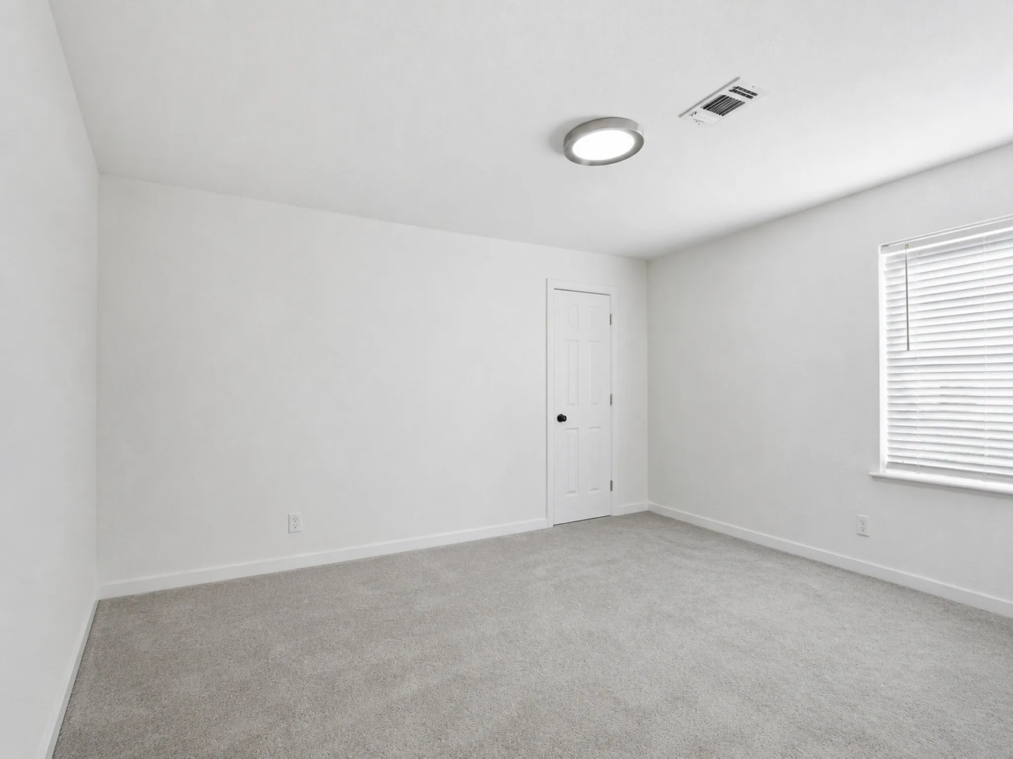 Virtually removed bedroom furniture