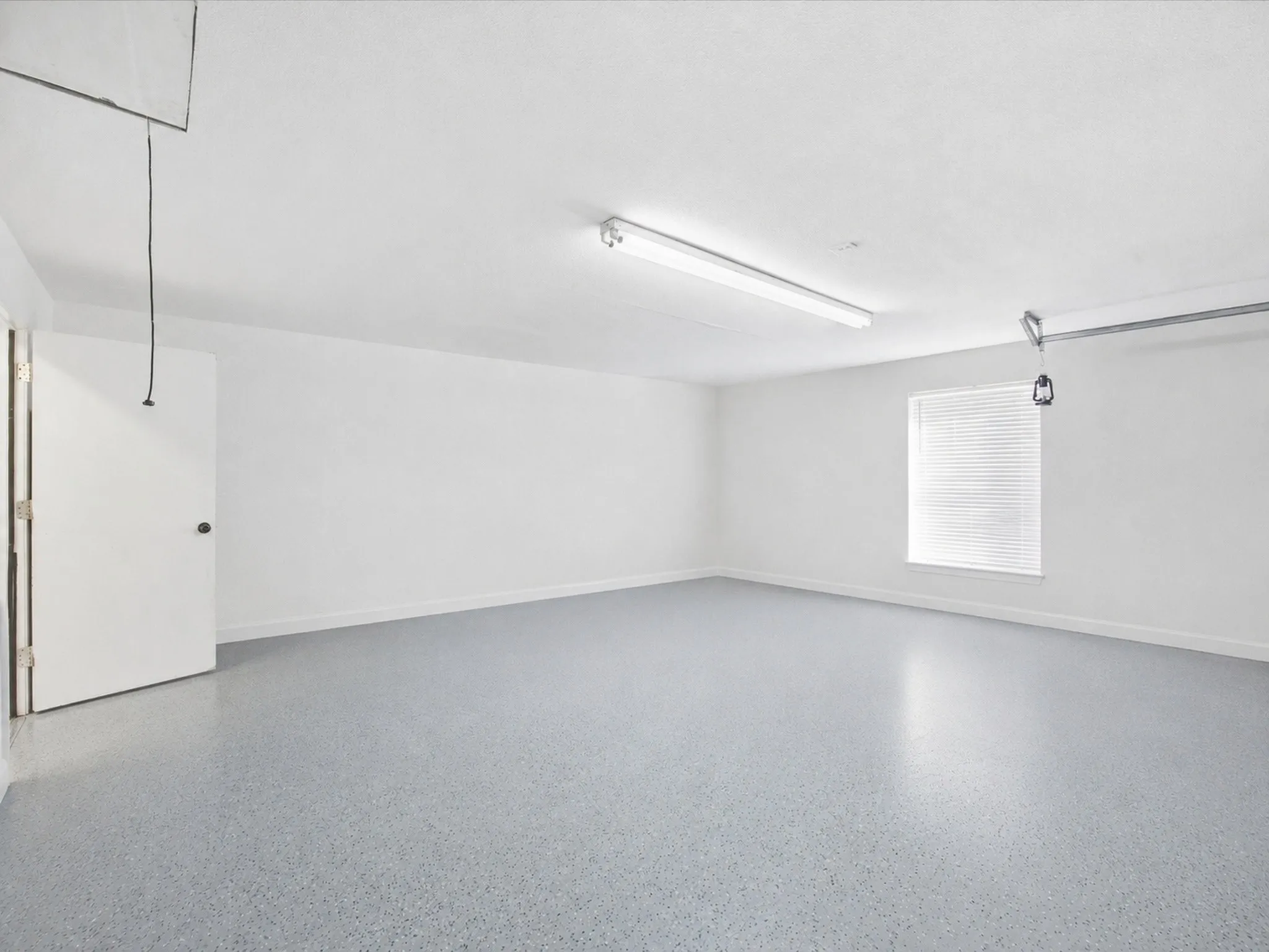 Virtually removed bedroom furniture