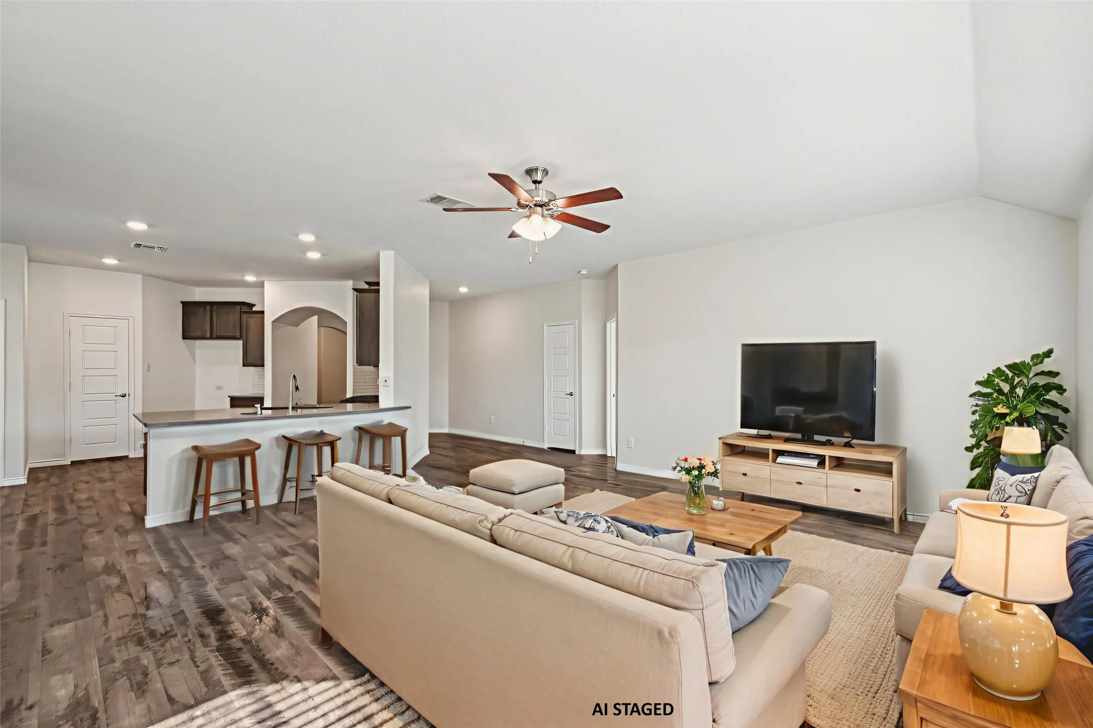 Living Room - Virtually Staged
