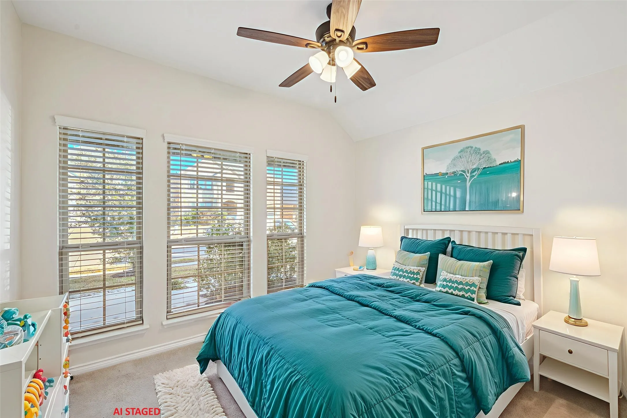Bedroom 2 - Virtually Staged