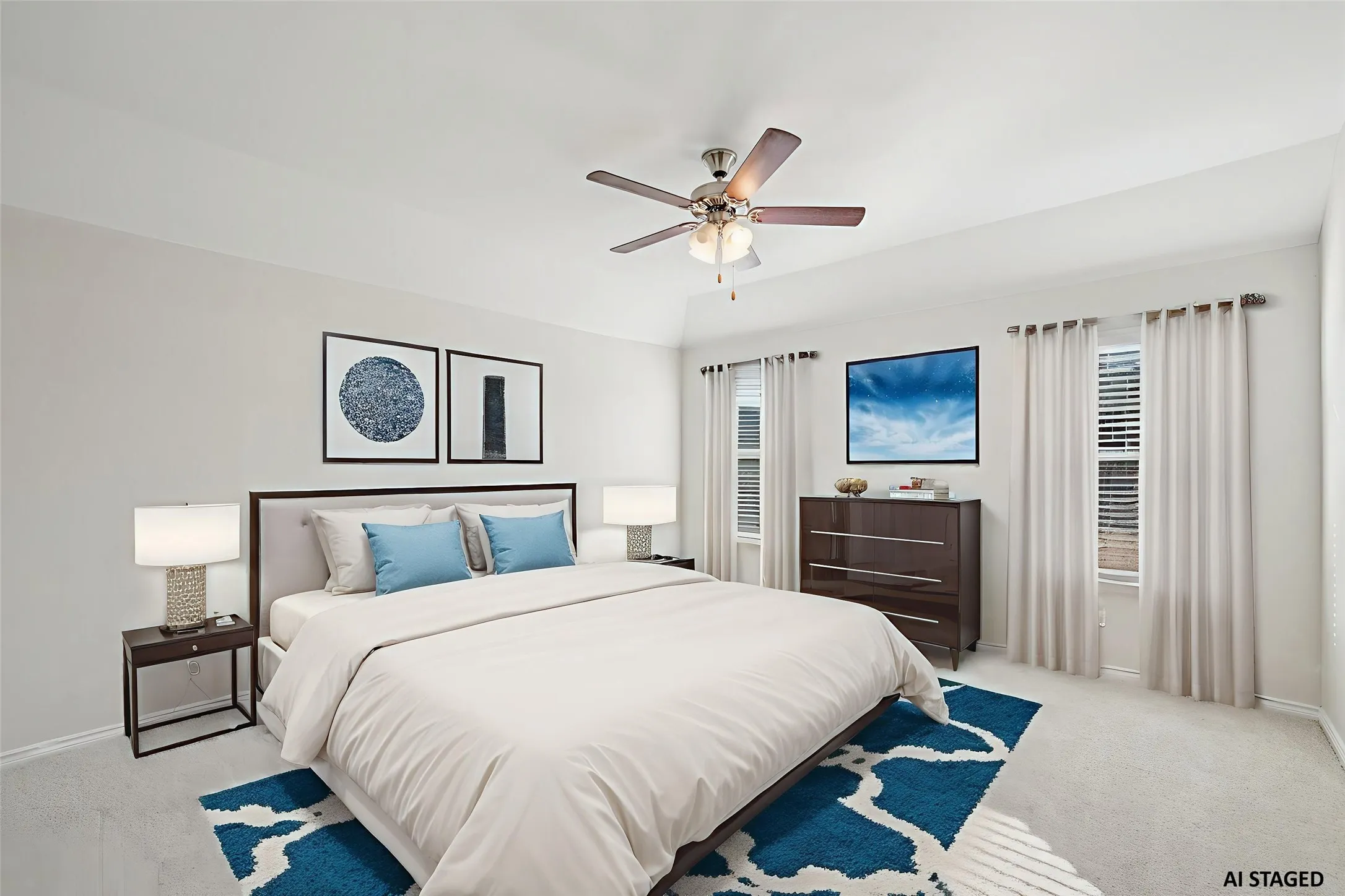 Master Bedroom - Virtually Staged
