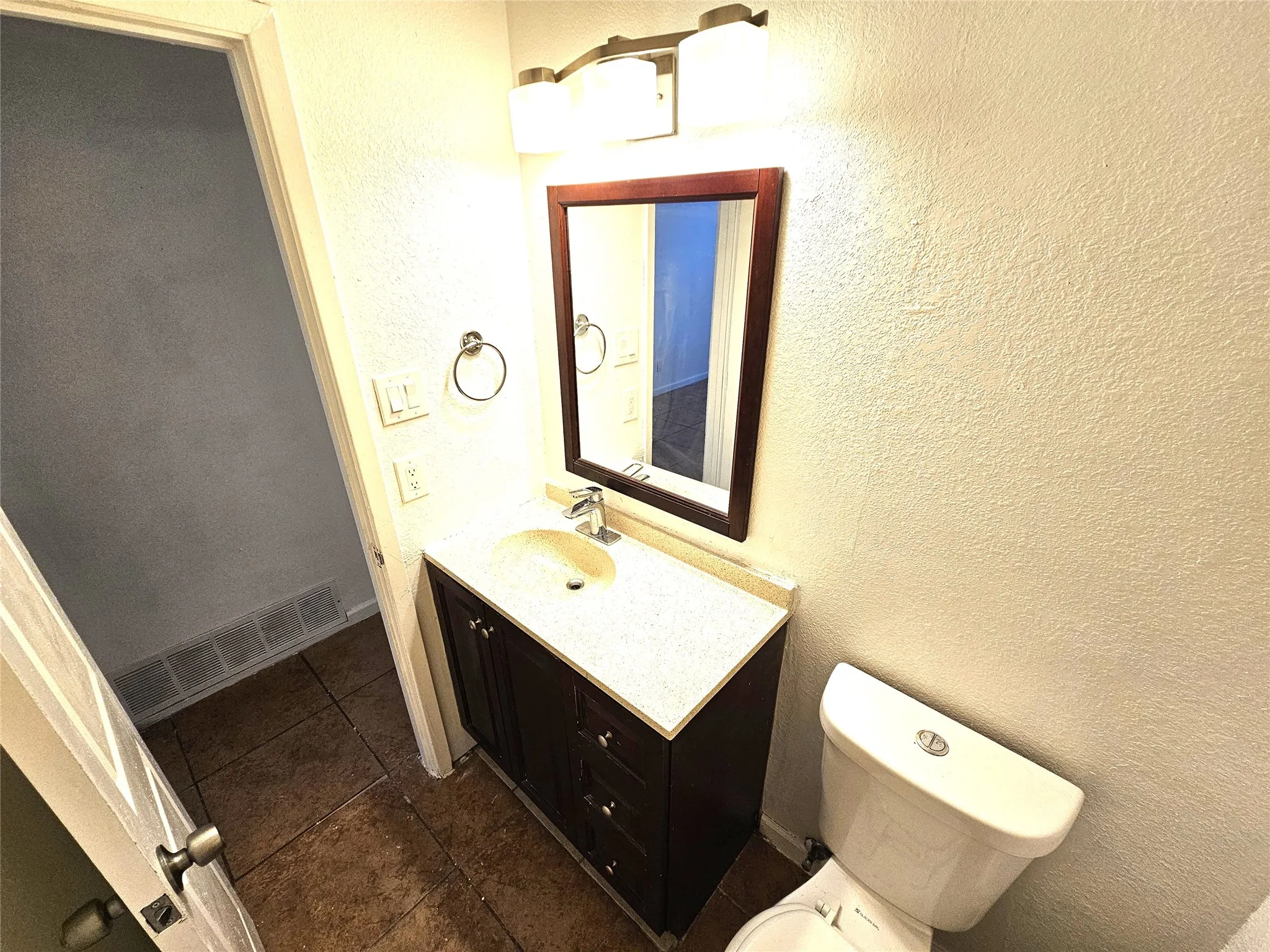 half bathroom downstairs