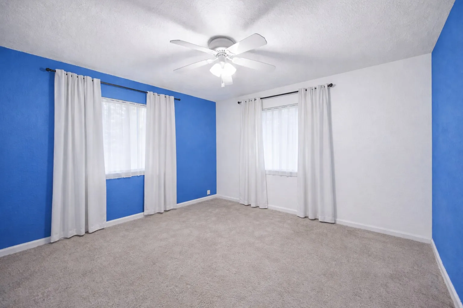 Pictured edited to show empty rooms