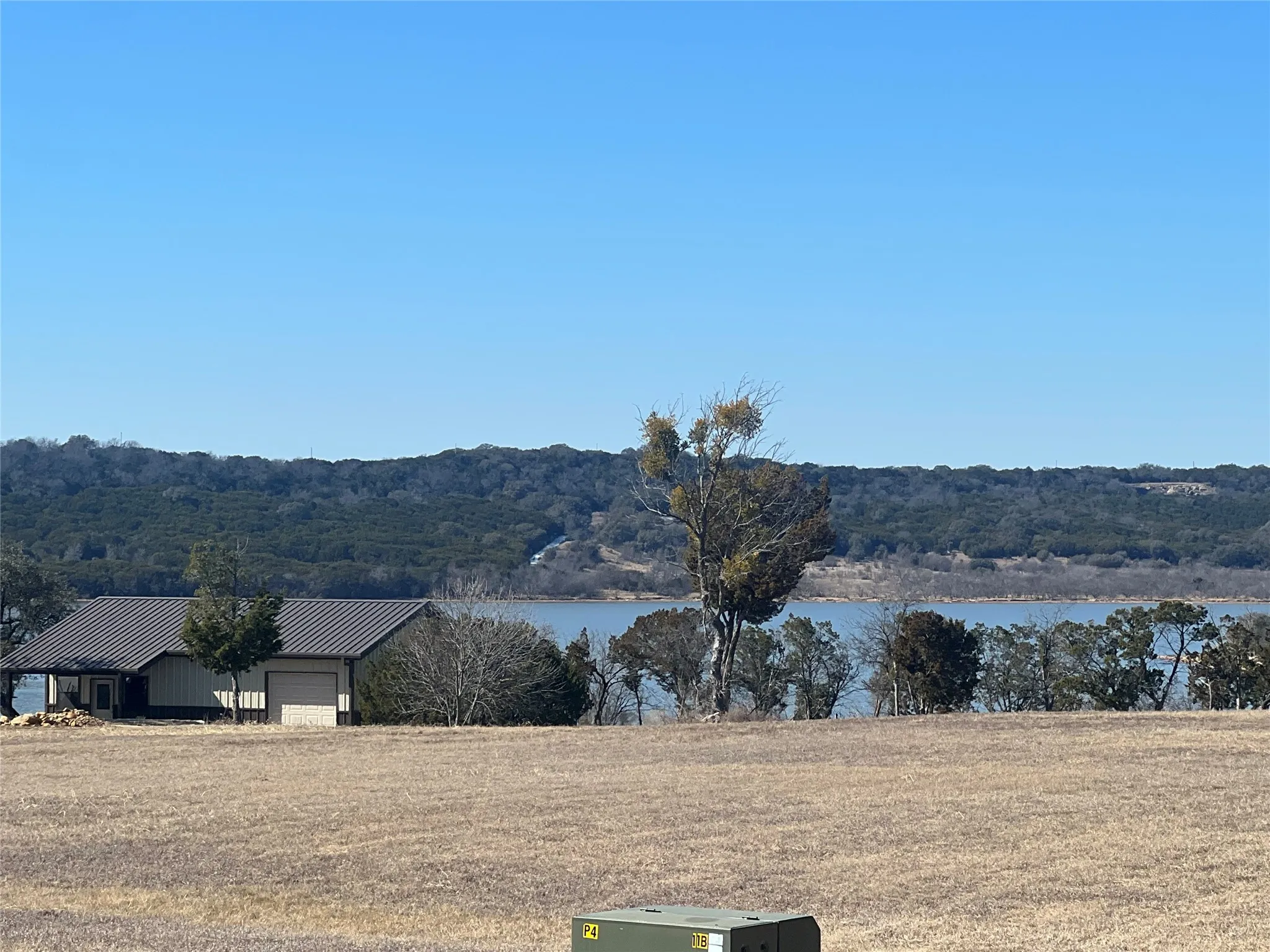 view across from build site
