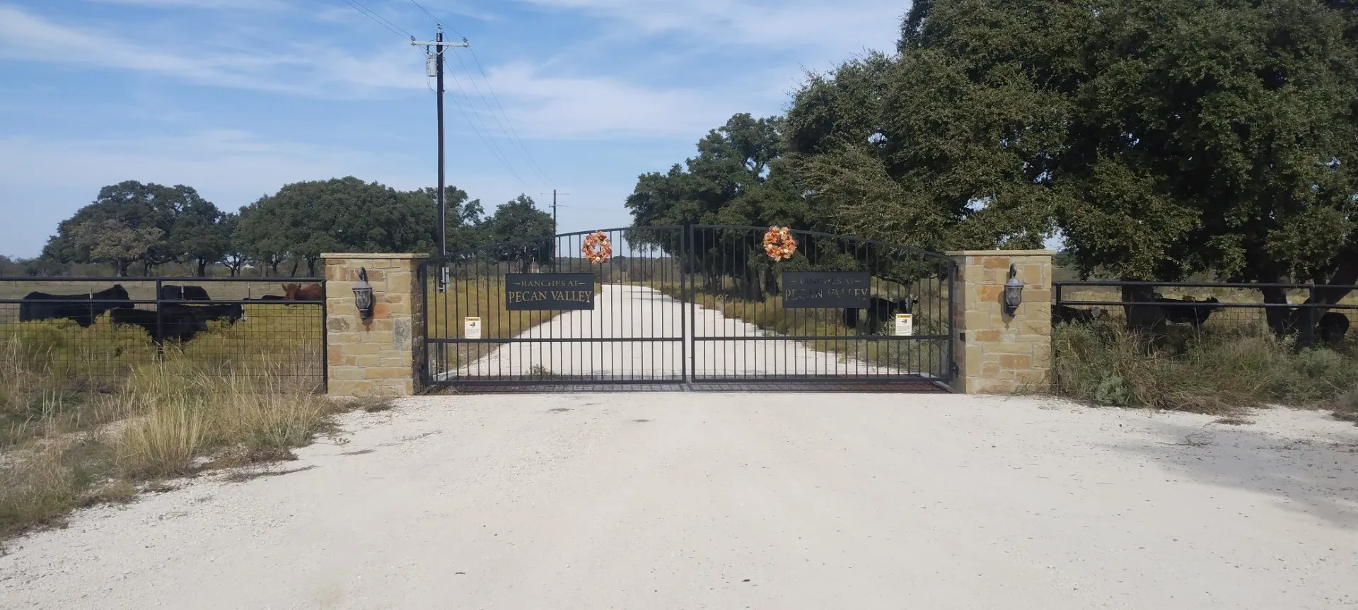 View of gate