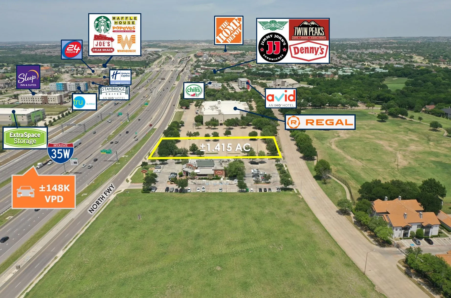 Improved Land For Sale in Tarrant County , 5900 North Freeway, Fort Worth, Texas 76137, 0, 0, Garage spaces, 0 Sqft, built in 0, Price $1,100,000, mls#21167816, Real Estate Agent in Fort Worth, Homes For Sale in Tarrant county, Homes For Sale in Fort Worth, Realtor in Fort Worth Texas, Real Estate Brokerage Independent Realty Texas, Luminita Cordes Realtor