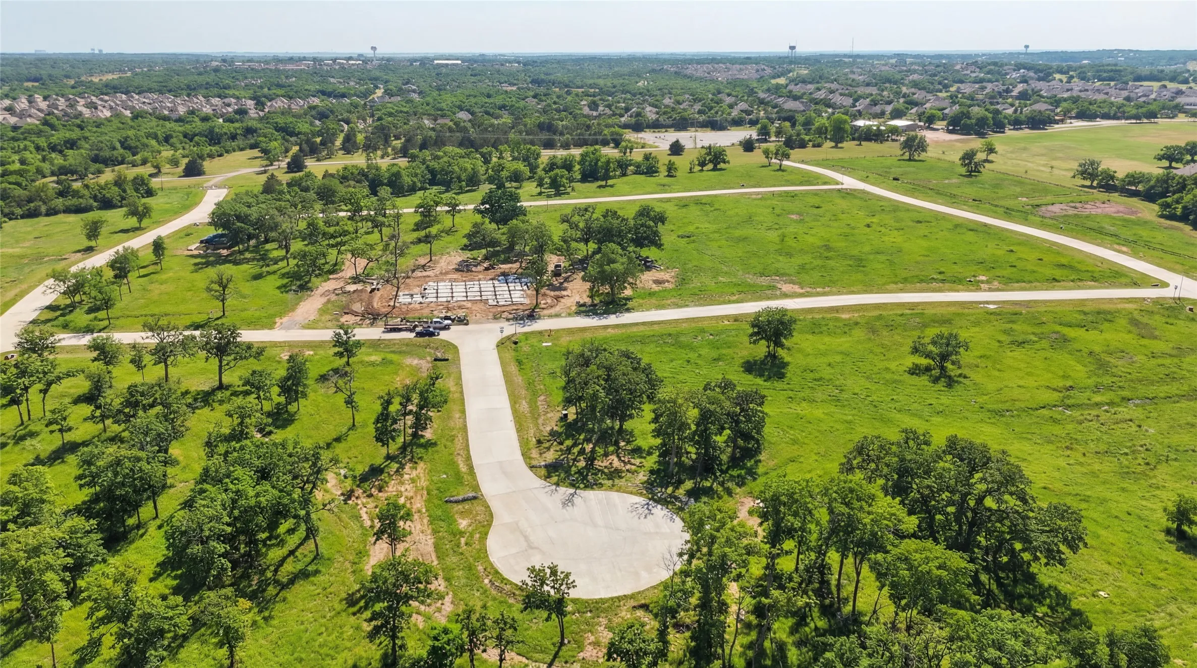 This is an aerial photograph and was captured in February. It has been digitally enhanced to emphasize the presence of leaves and grass.
