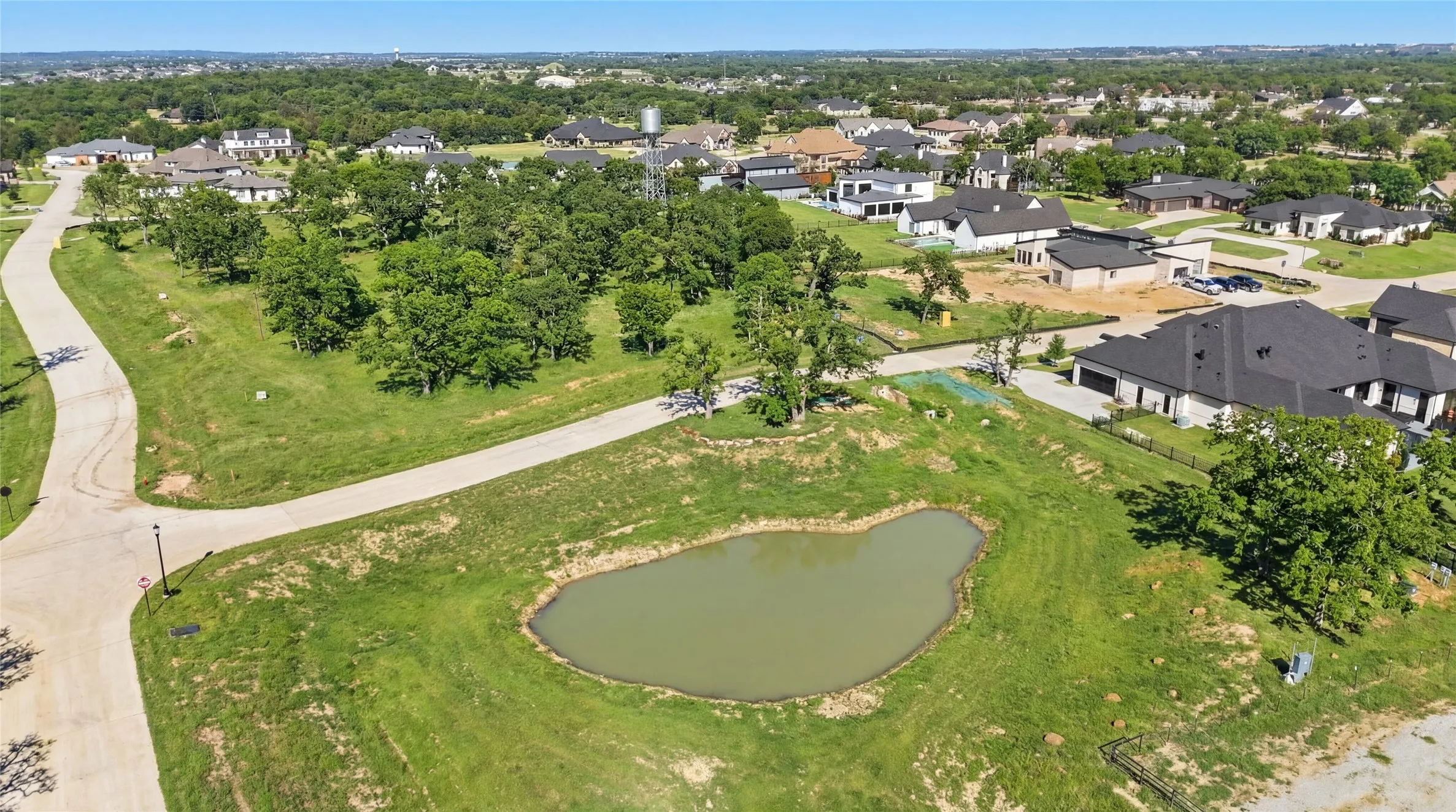 This is an aerial photograph and was captured in February. It has been digitally enhanced to emphasize the presence of leaves and grass.