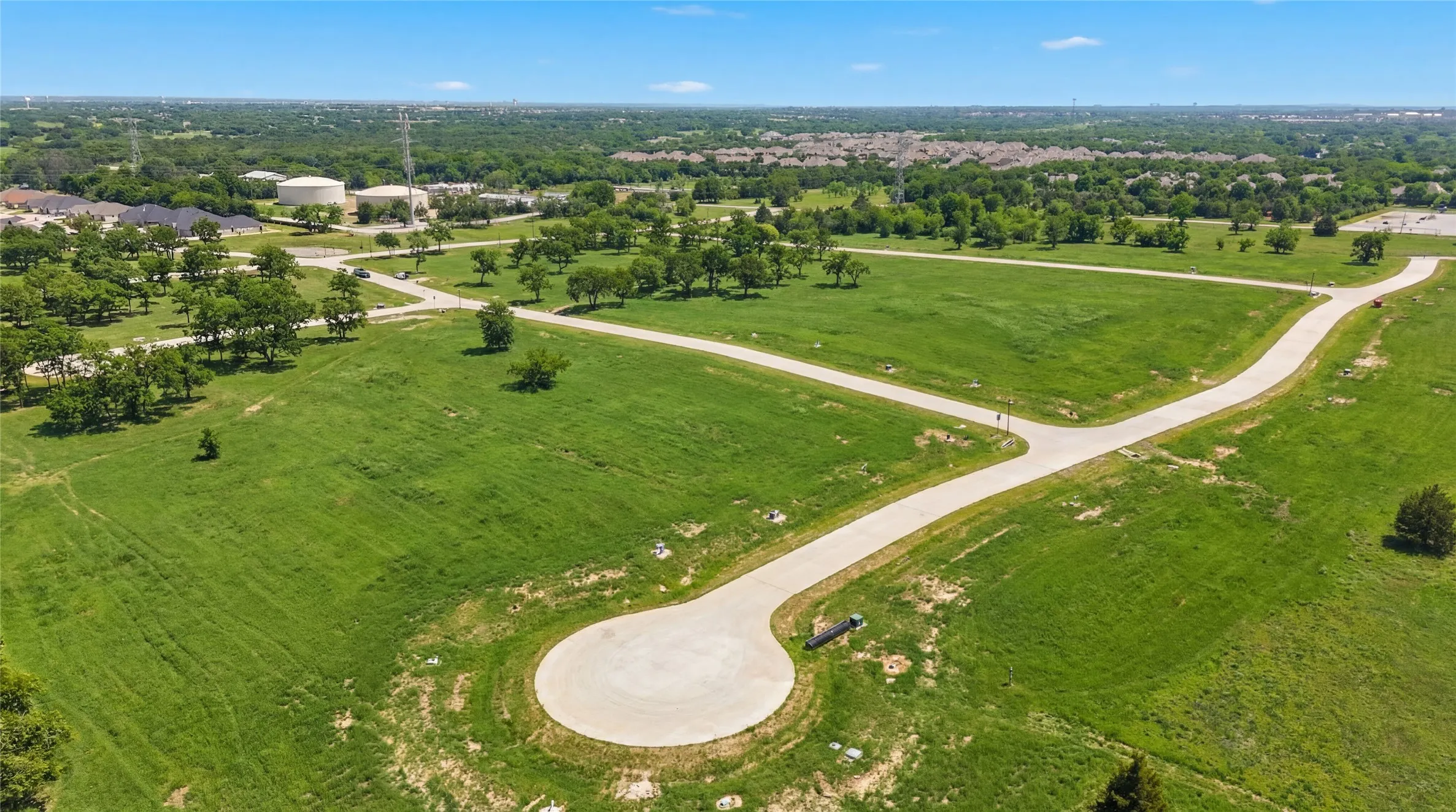 This is an aerial photograph and was captured in February. It has been digitally enhanced to emphasize the presence of leaves and grass.