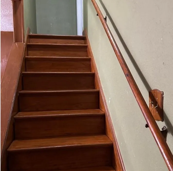 View of stairway