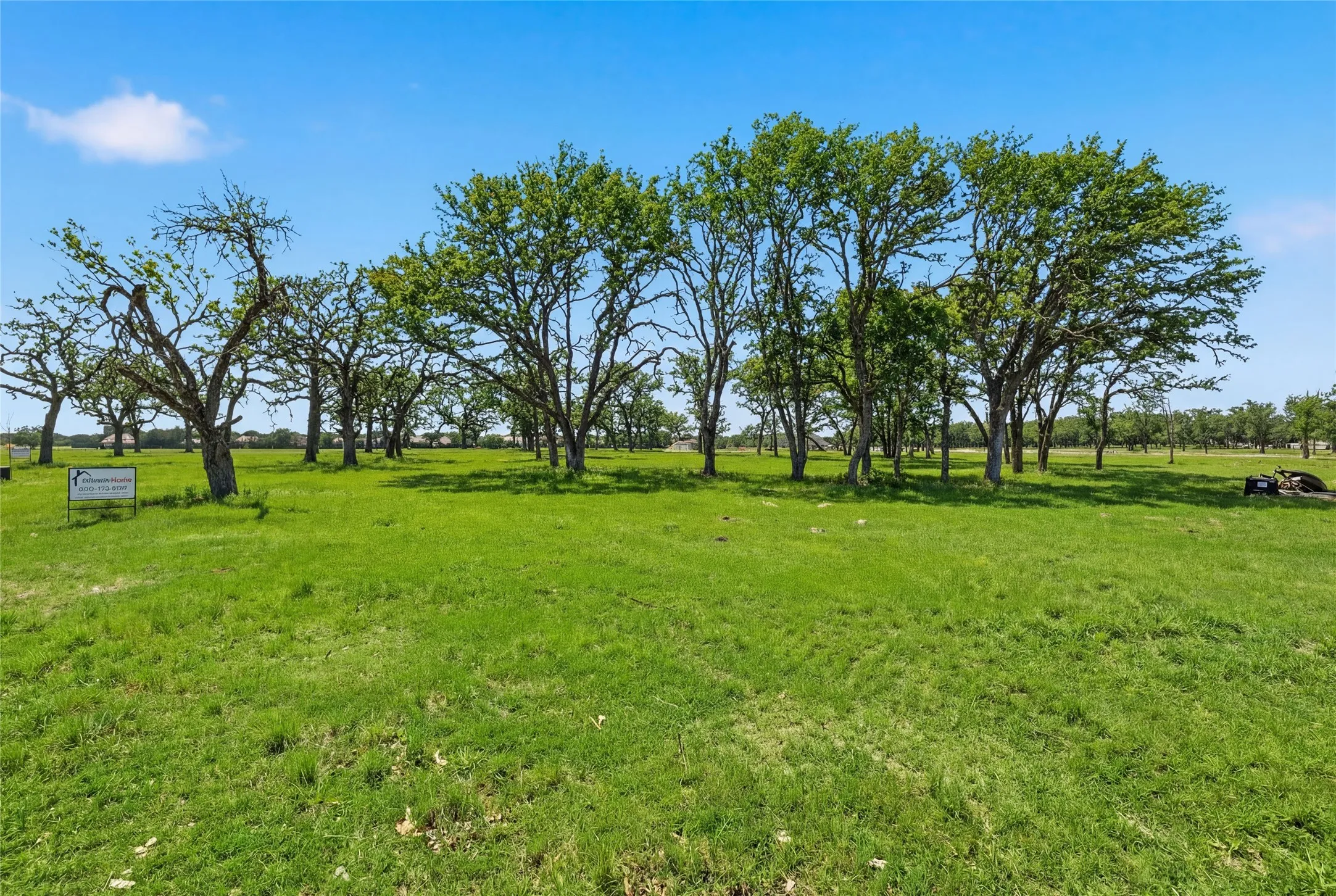 This is a photograph of Lot 6 Block J and was captured in February. It has been digitally enhanced to emphasize the presence of leaves and grass.