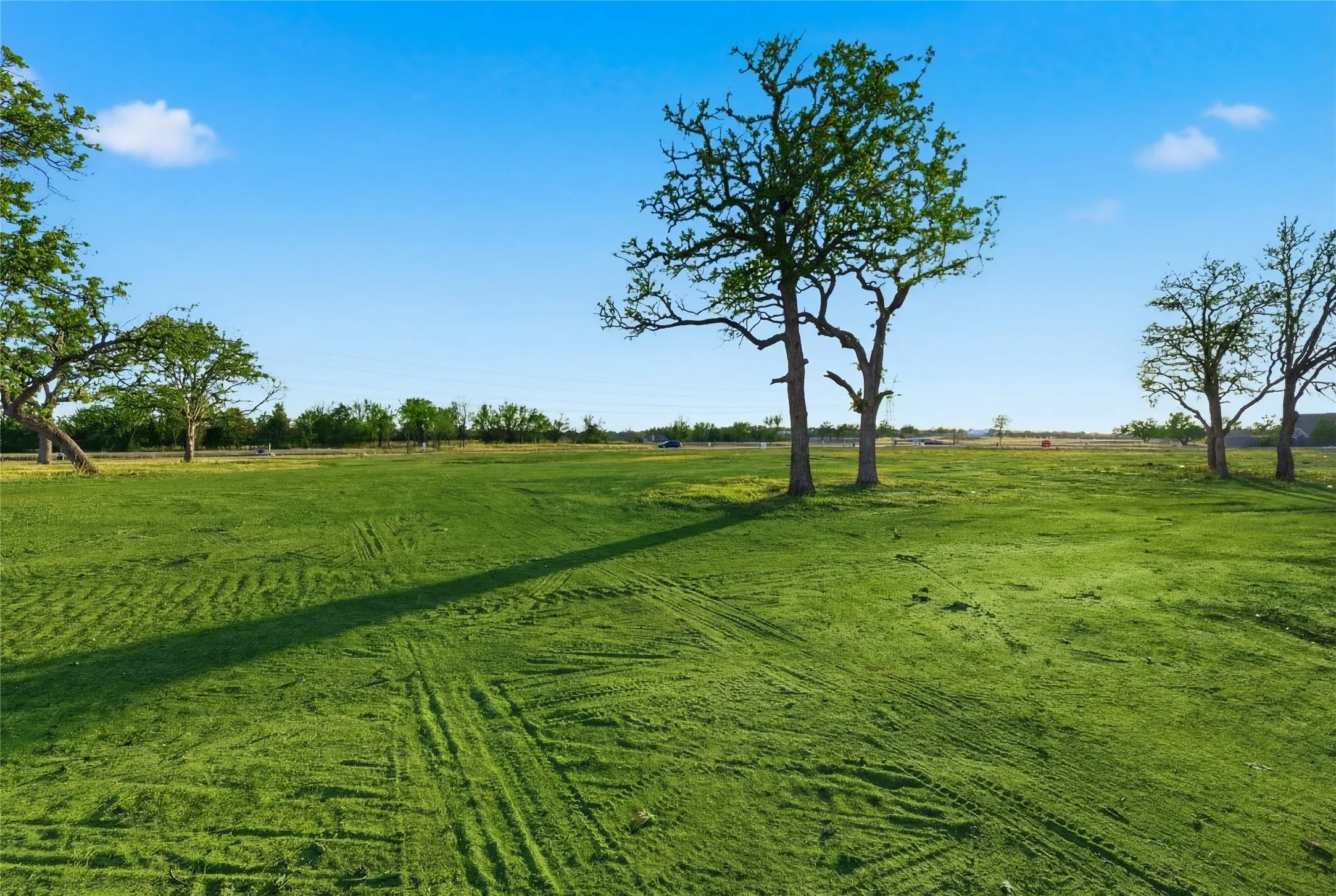 This is a photograph of Lot 8 Block J and was captured in February. It has been digitally enhanced to emphasize the presence of leaves and grass.