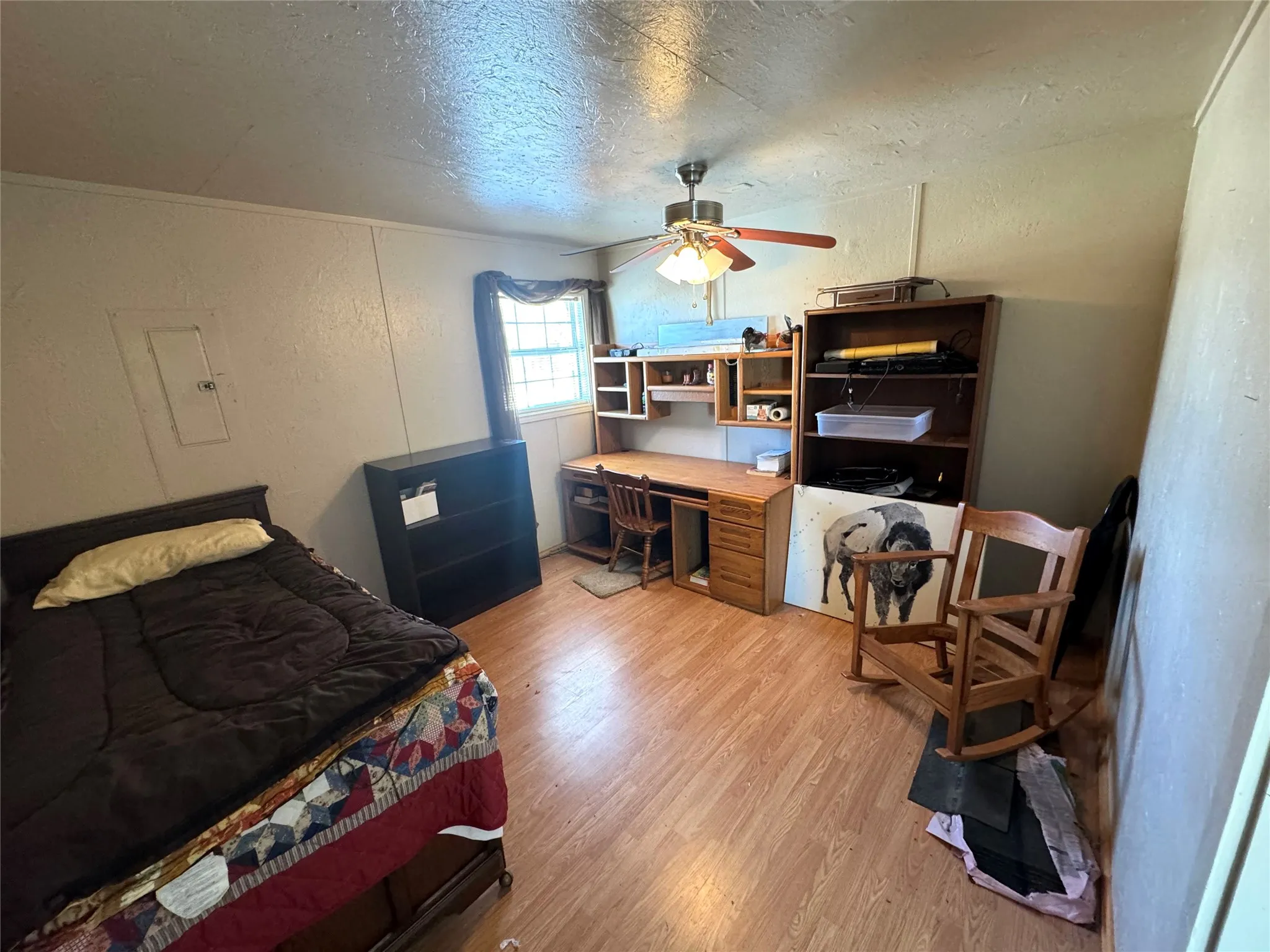 Bonus room built out of garage area.