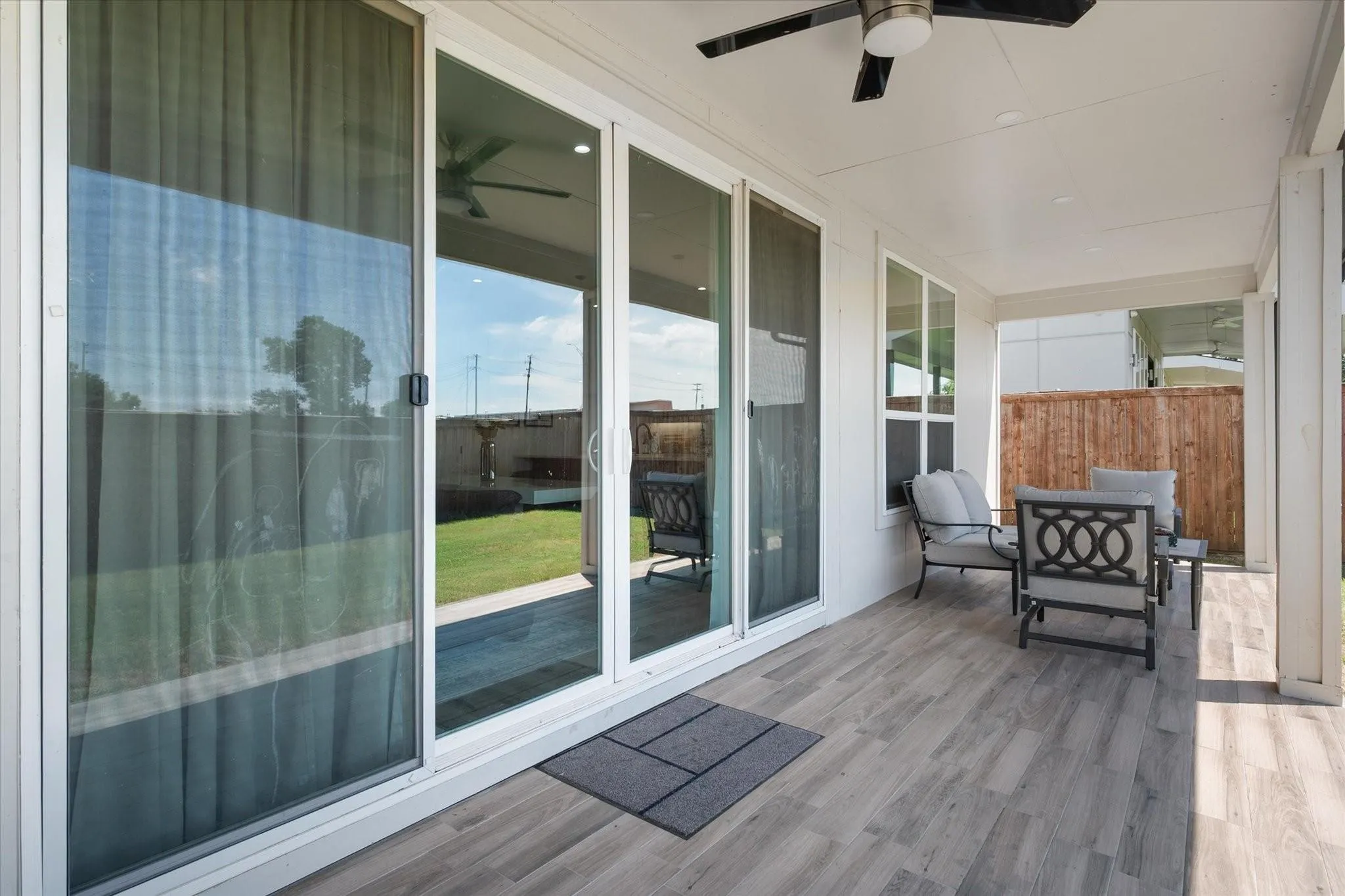 Tiled Patio