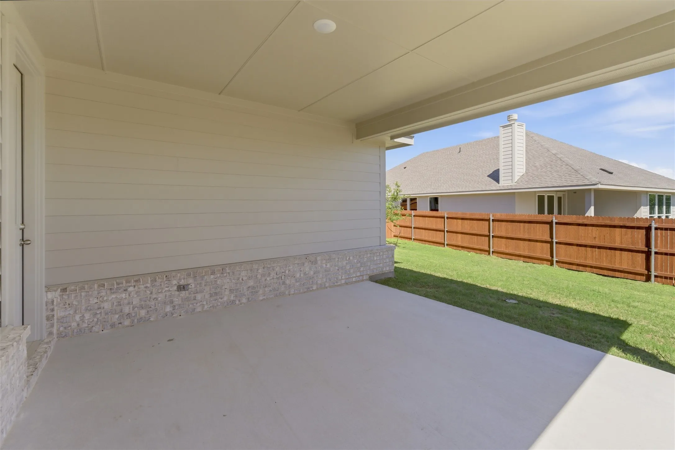 View of patio