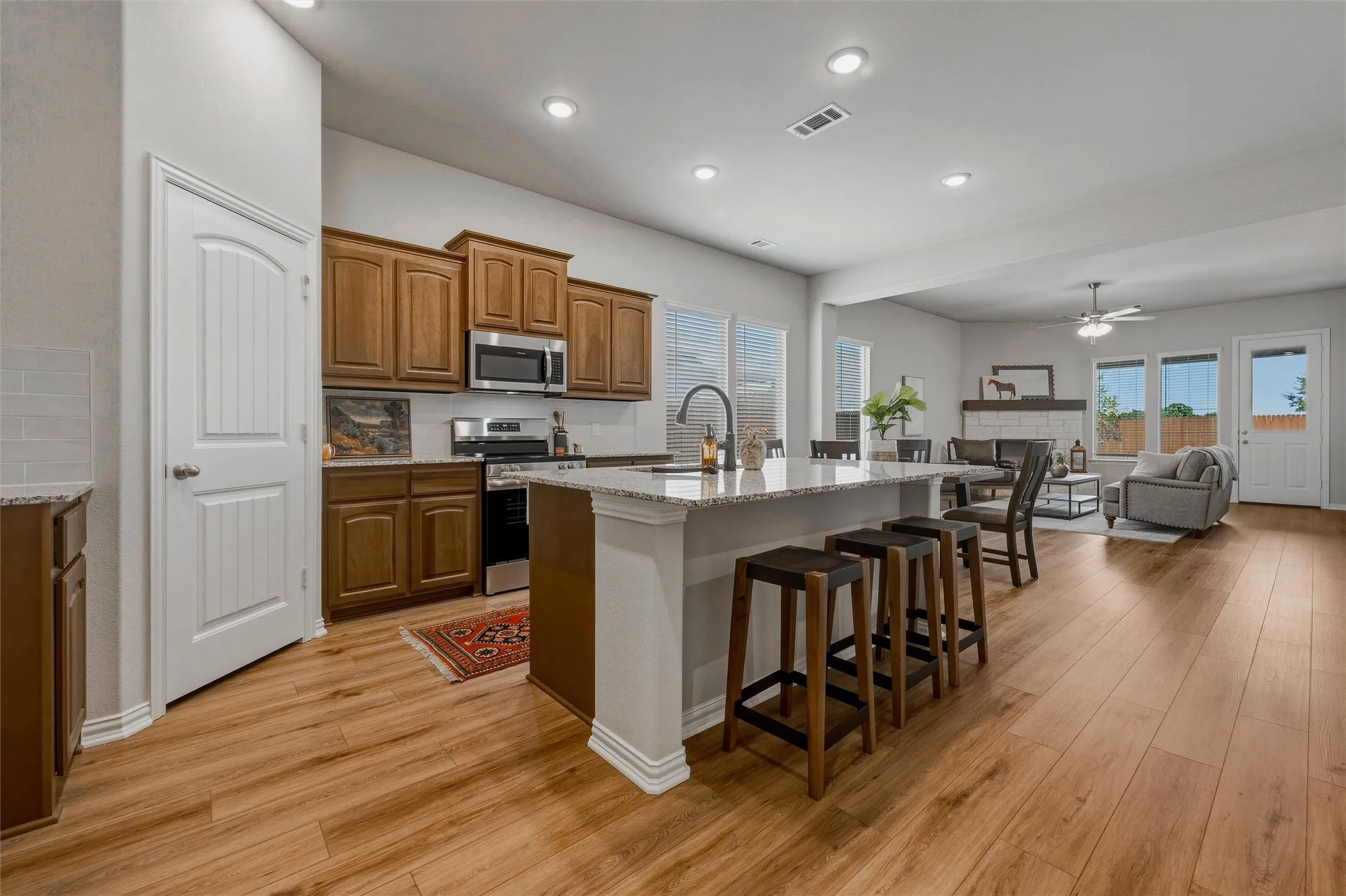 Kitchen island with an undermount sink and a gooseneck​​‌​​​​‌​​‌‌​‌‌​​​‌‌​‌​‌​‌​​​‌​​ faucet