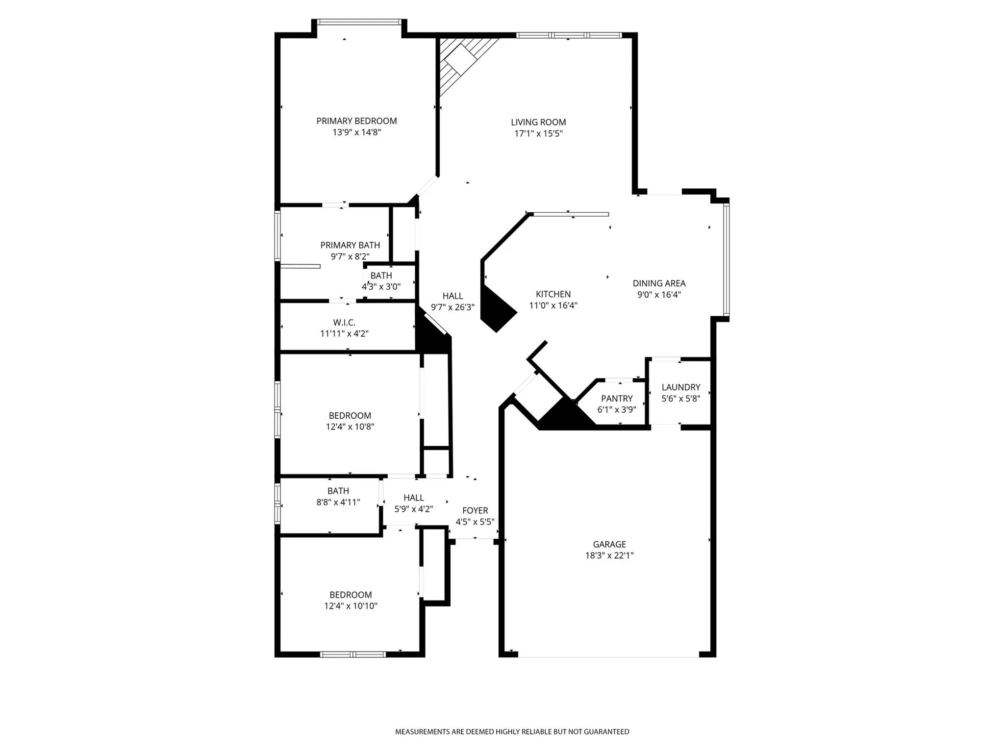 View of floor plan / room layout