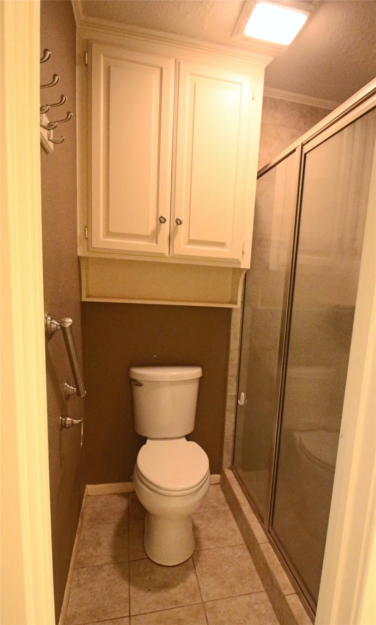 Bedroom shower and toilet area.