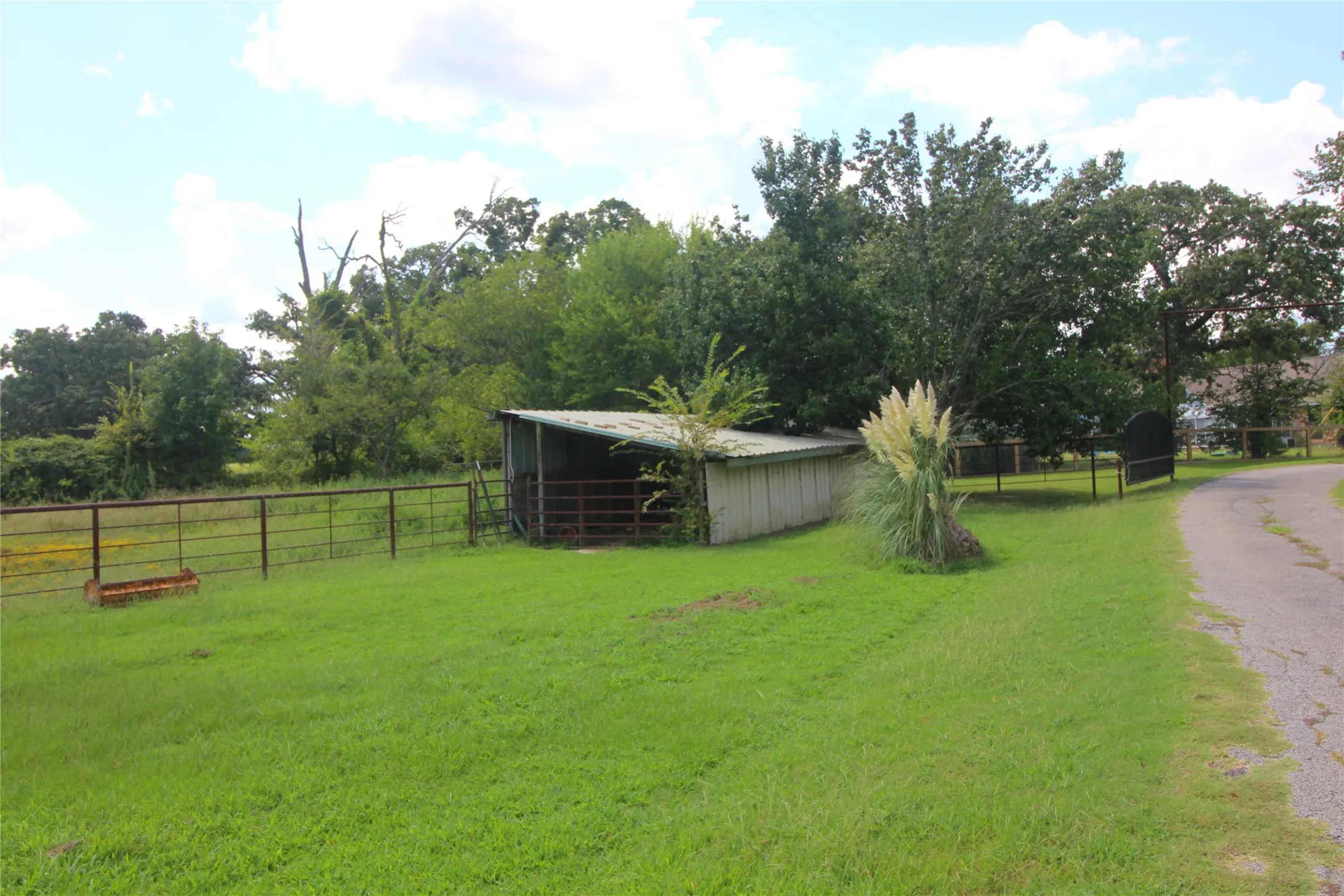Building previously used for tractor and lawn equipment.