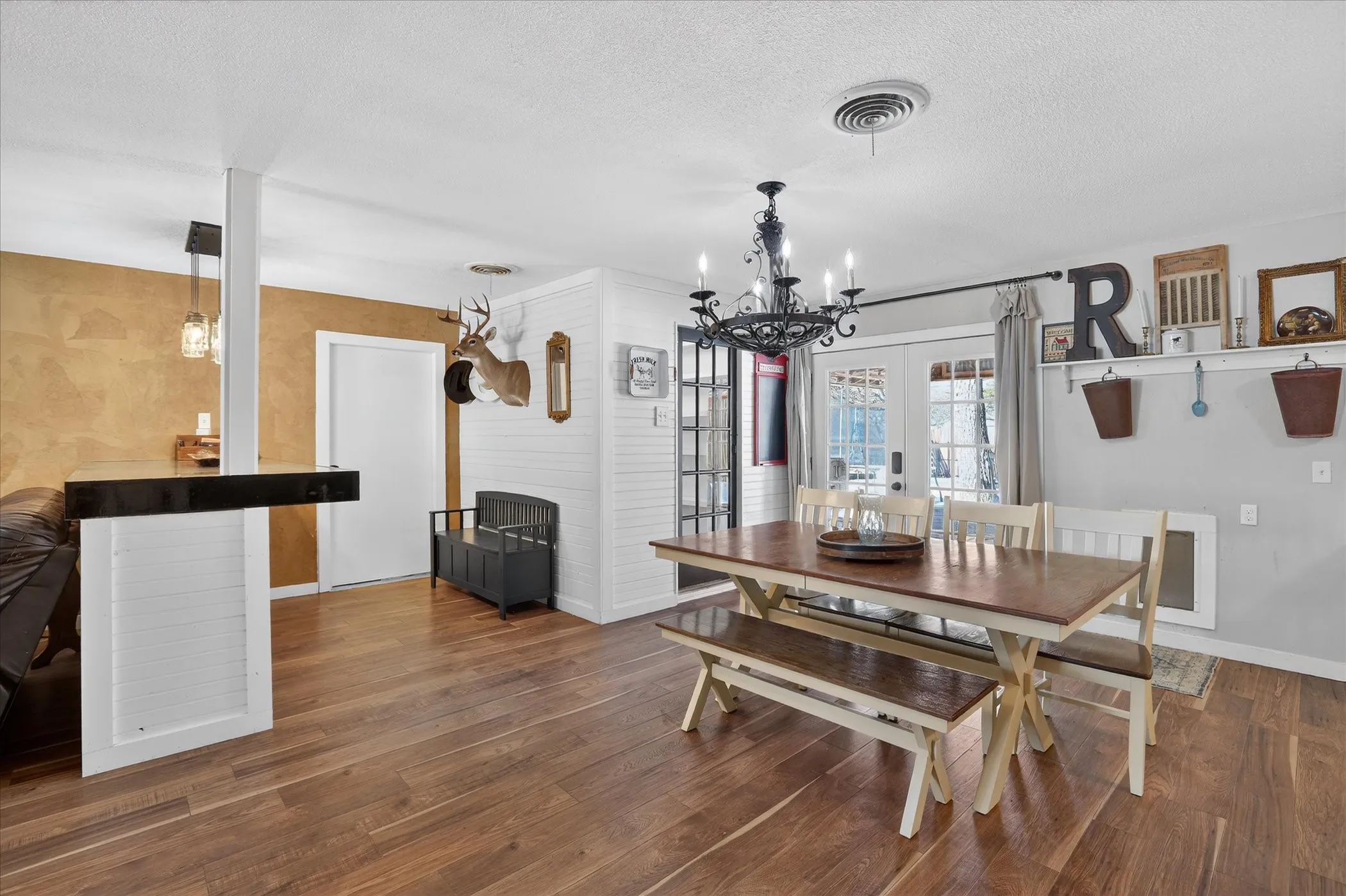 Dining and entry to garage
