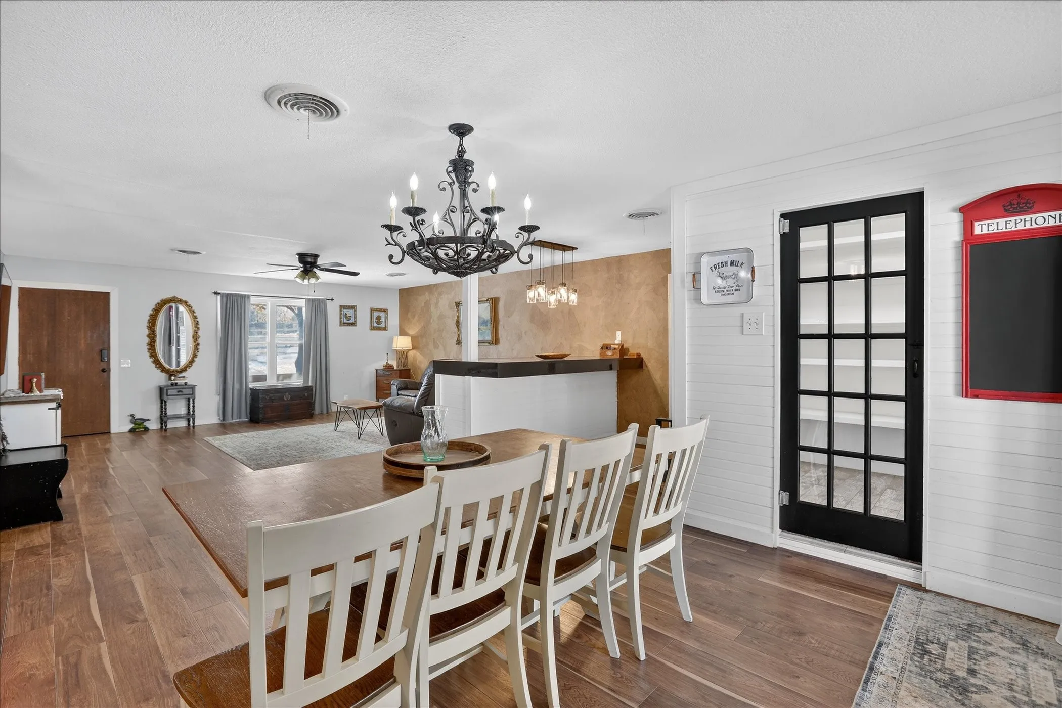 Dining looking at Living Room