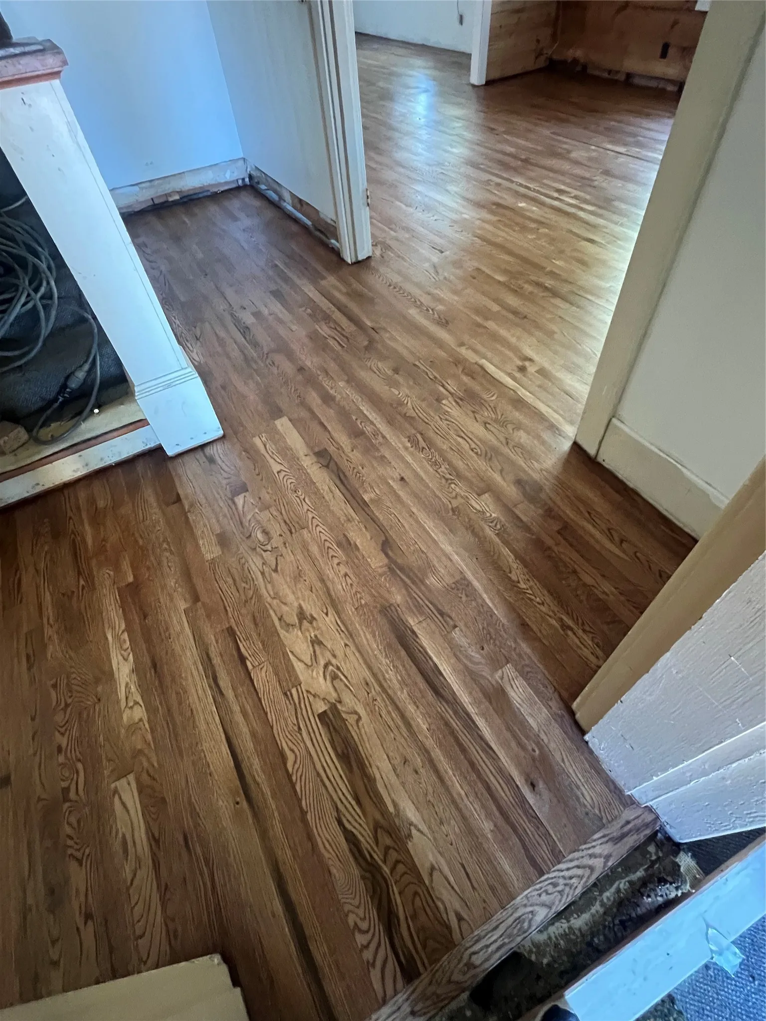 Hardwood flooring throughout