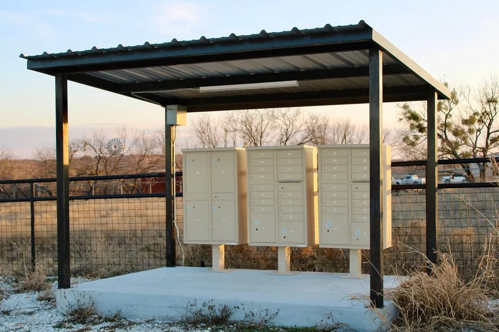 View of property's community featuring mail area