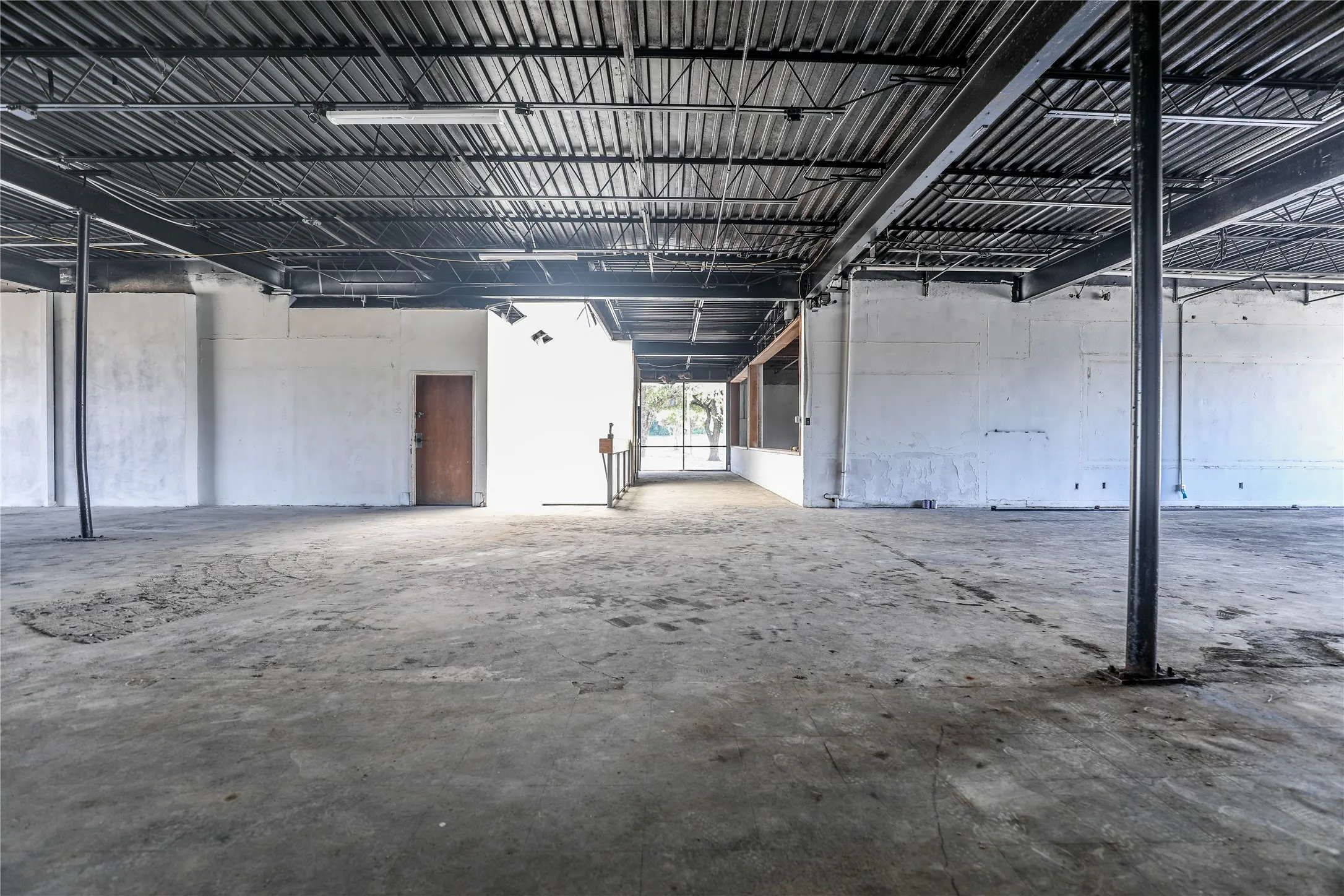 Misc room with a garage