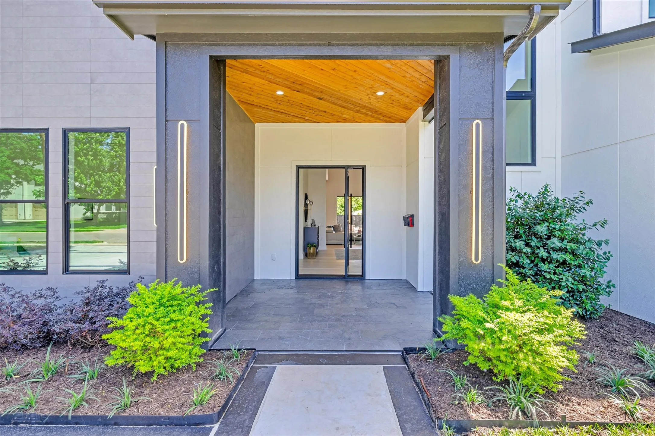Entrance to property