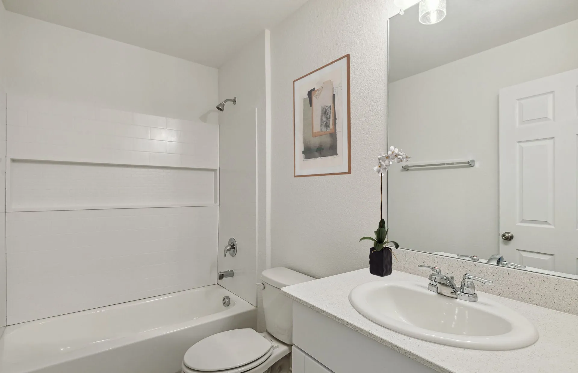 Spacious secondary bathroom *Model Representation*