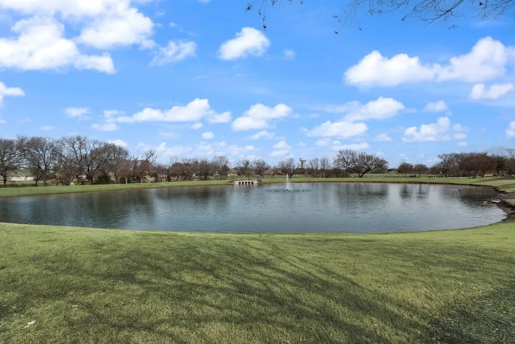 Neighborhood fishing pond